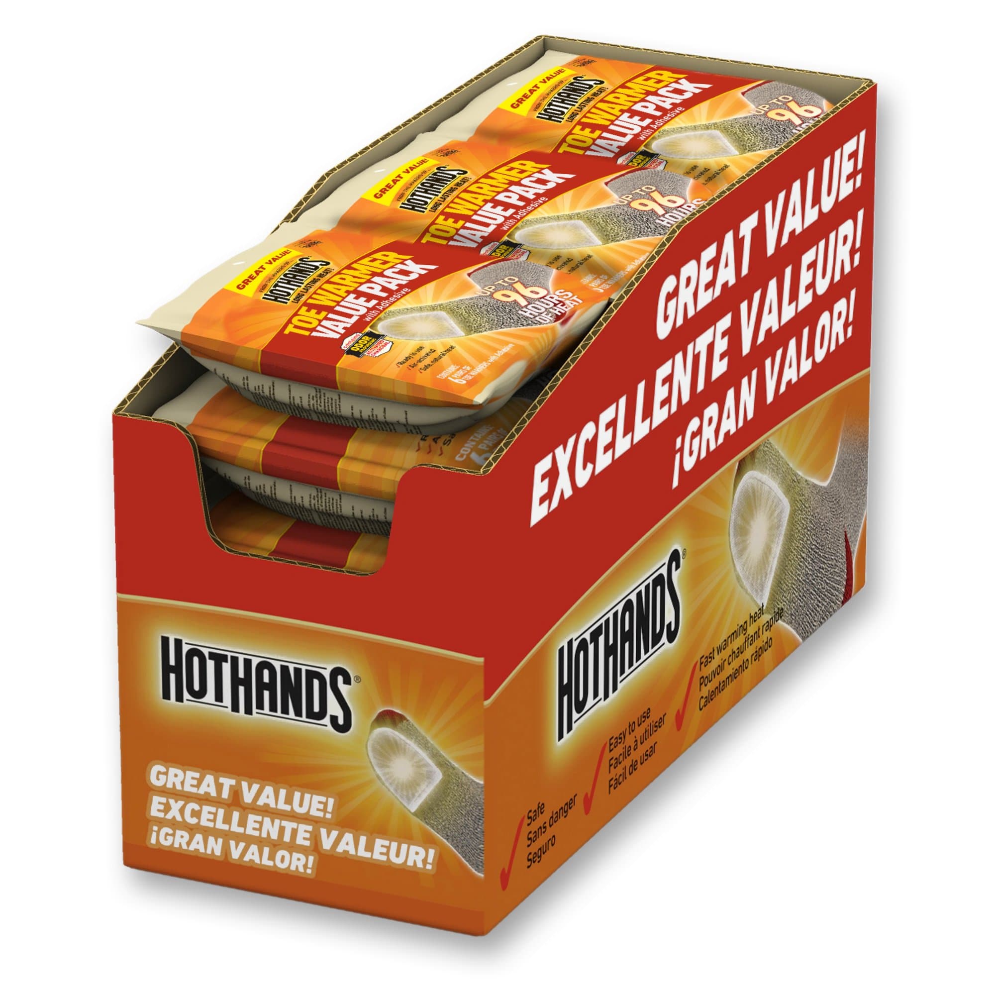 HotHands Toe Warmers (12 - 6 pair packs)