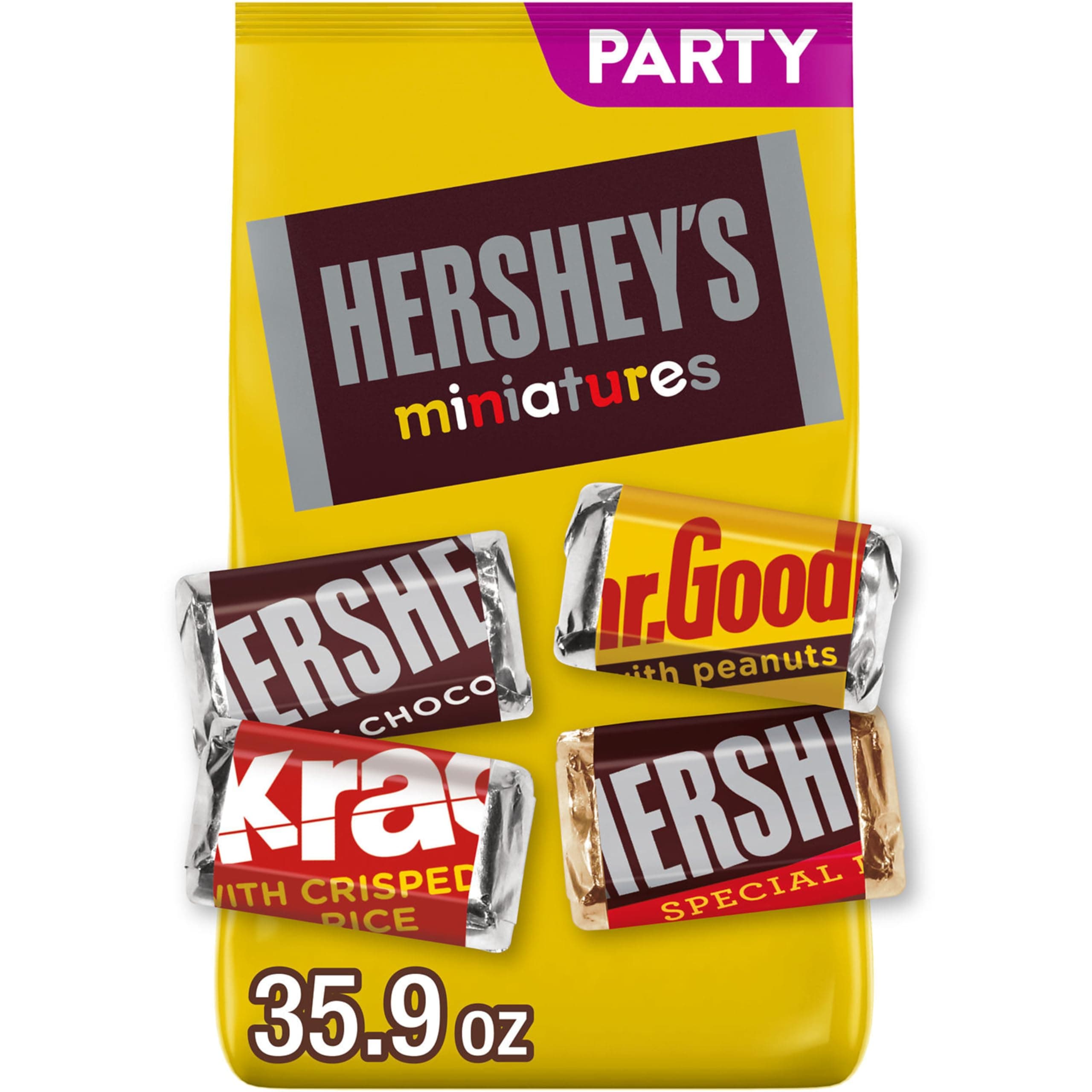 Miniatures Assorted Chocolate Candy Party Pack, 35.9 oz