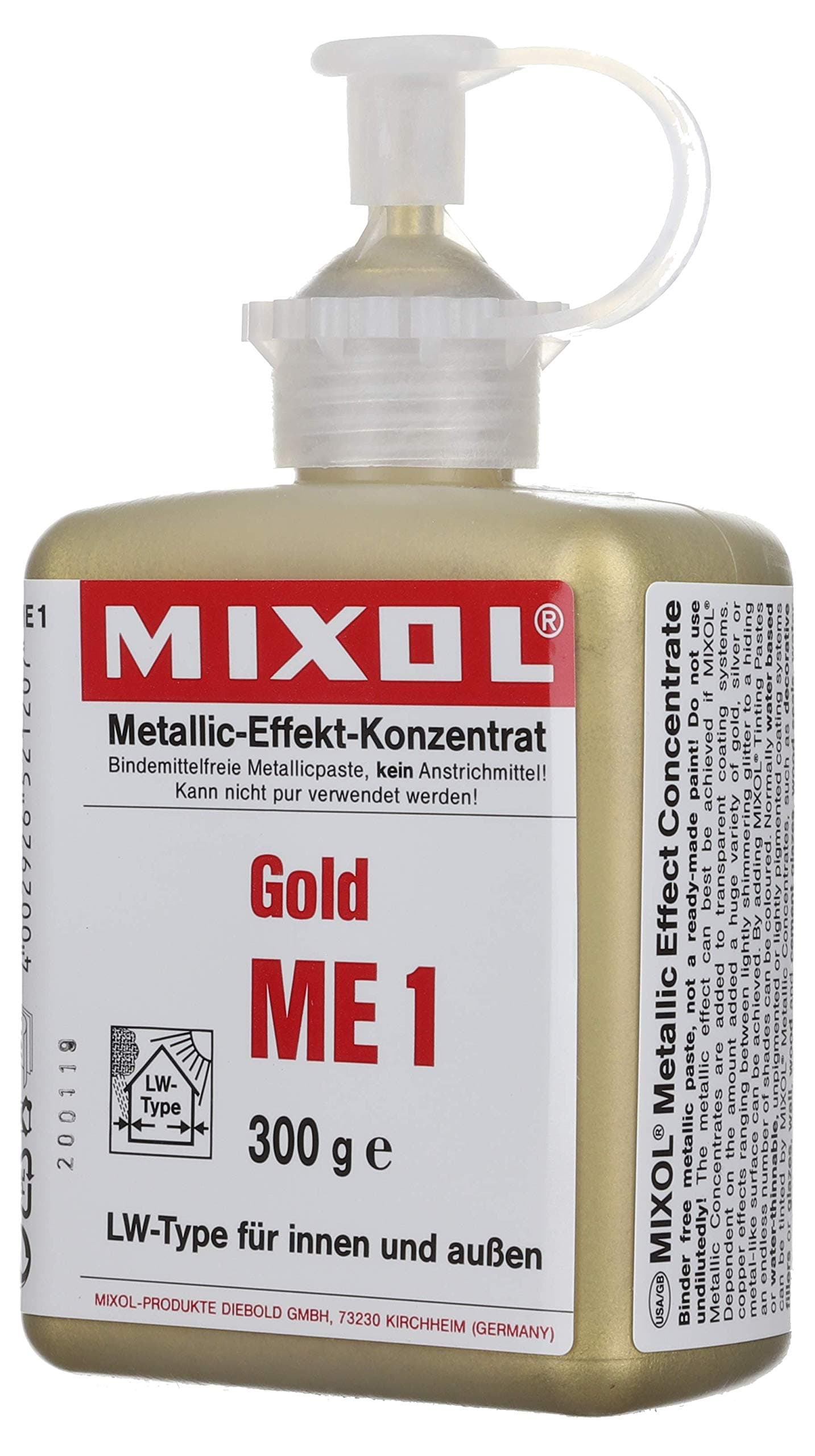 Mixol : Universal Stainer : 300 g : Metallic Gold