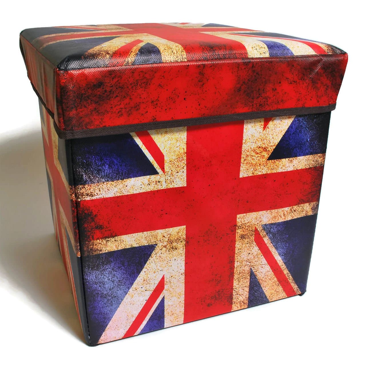 Inymall Home Interior Storage Ottoman (British Flag Design)