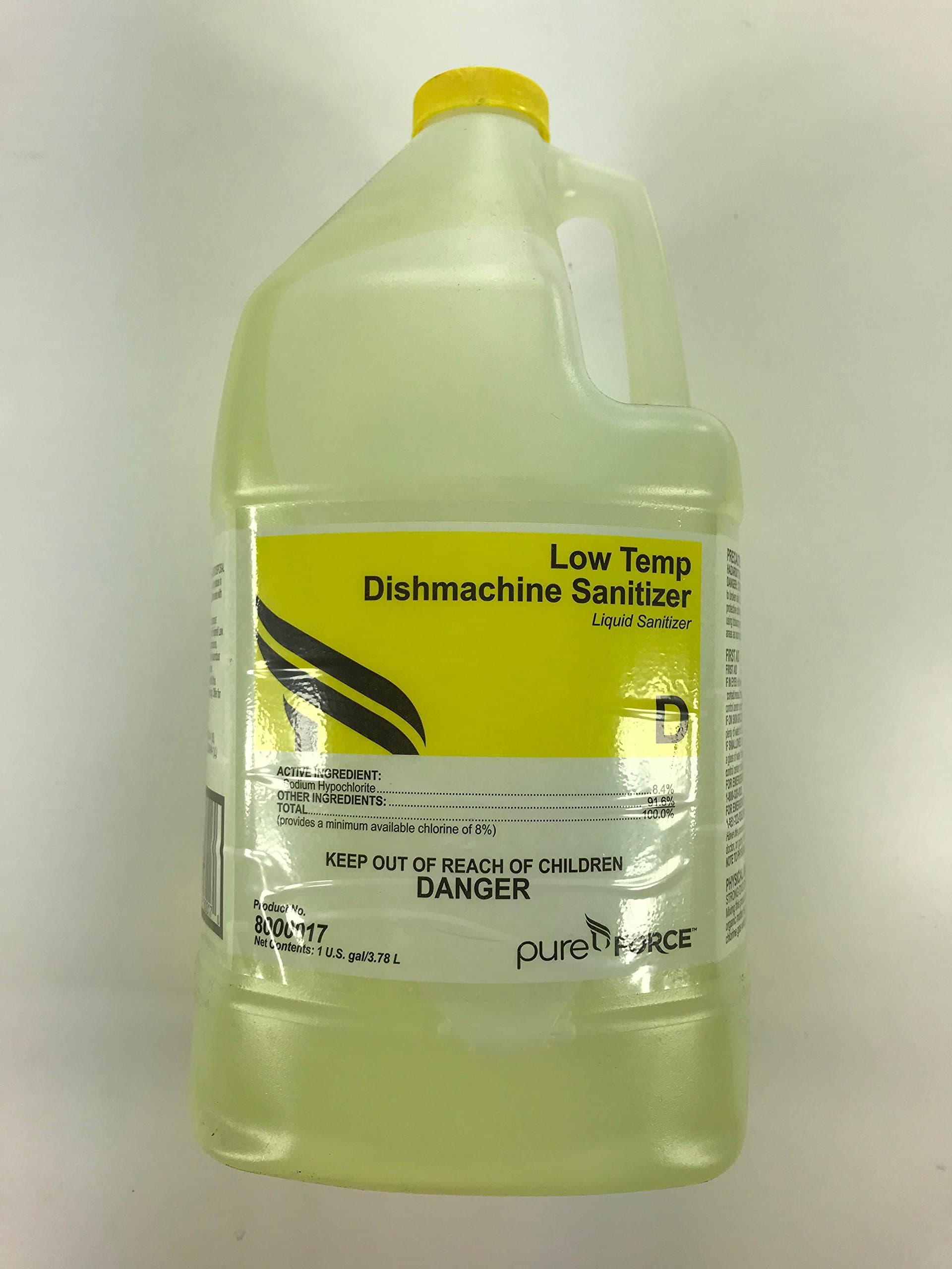 Ecolab Pure Force Low Temp Dishmachine Sanitizer - 1 Gallon