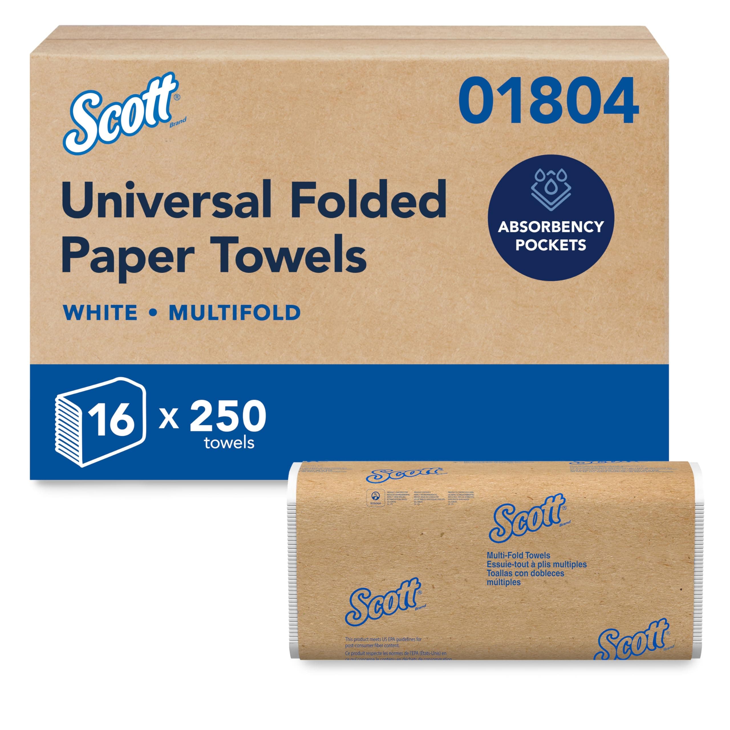 Scott Professional Universal Multifold Paper Towels, Absorbent