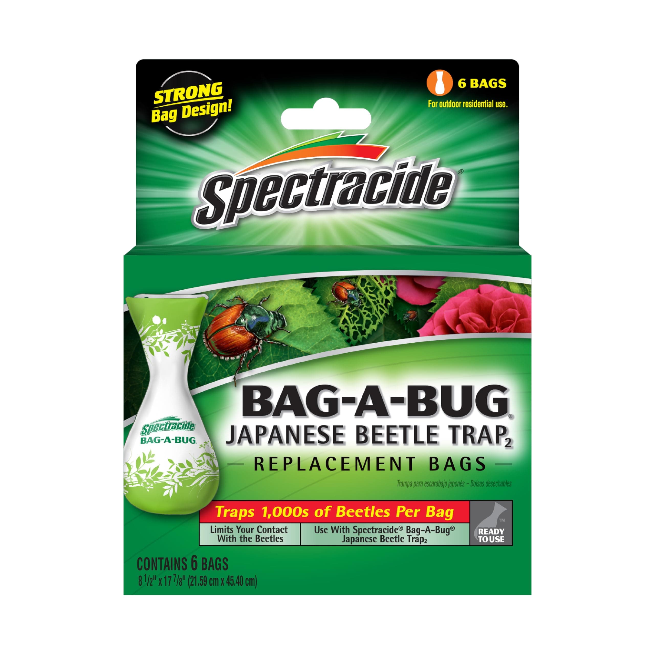 Bag-A-Bug Japanese Beetle Trap2 (6 Replacement B