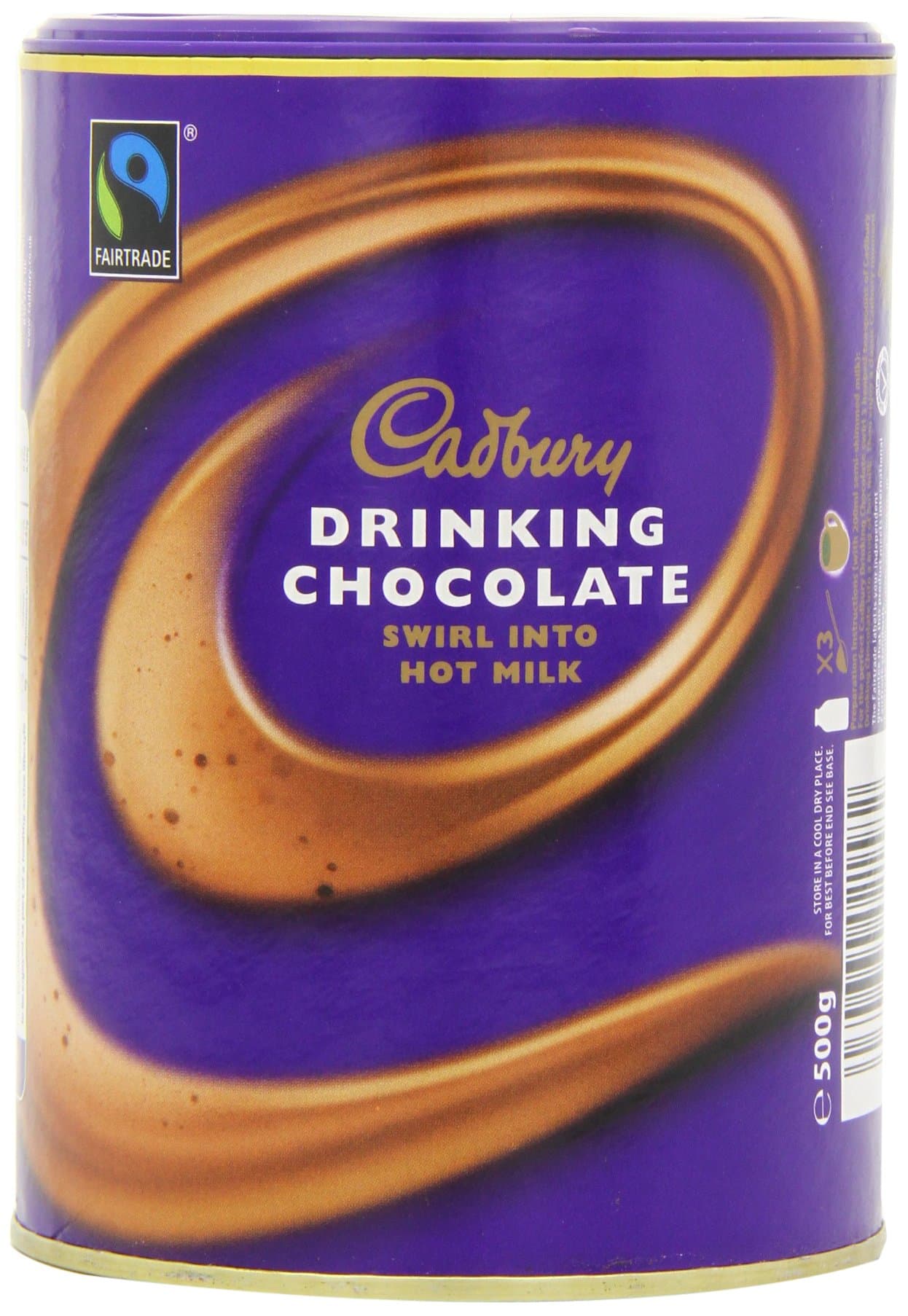 Cadbury Drinking Hot Chocolate 500 g (Pack of 3)