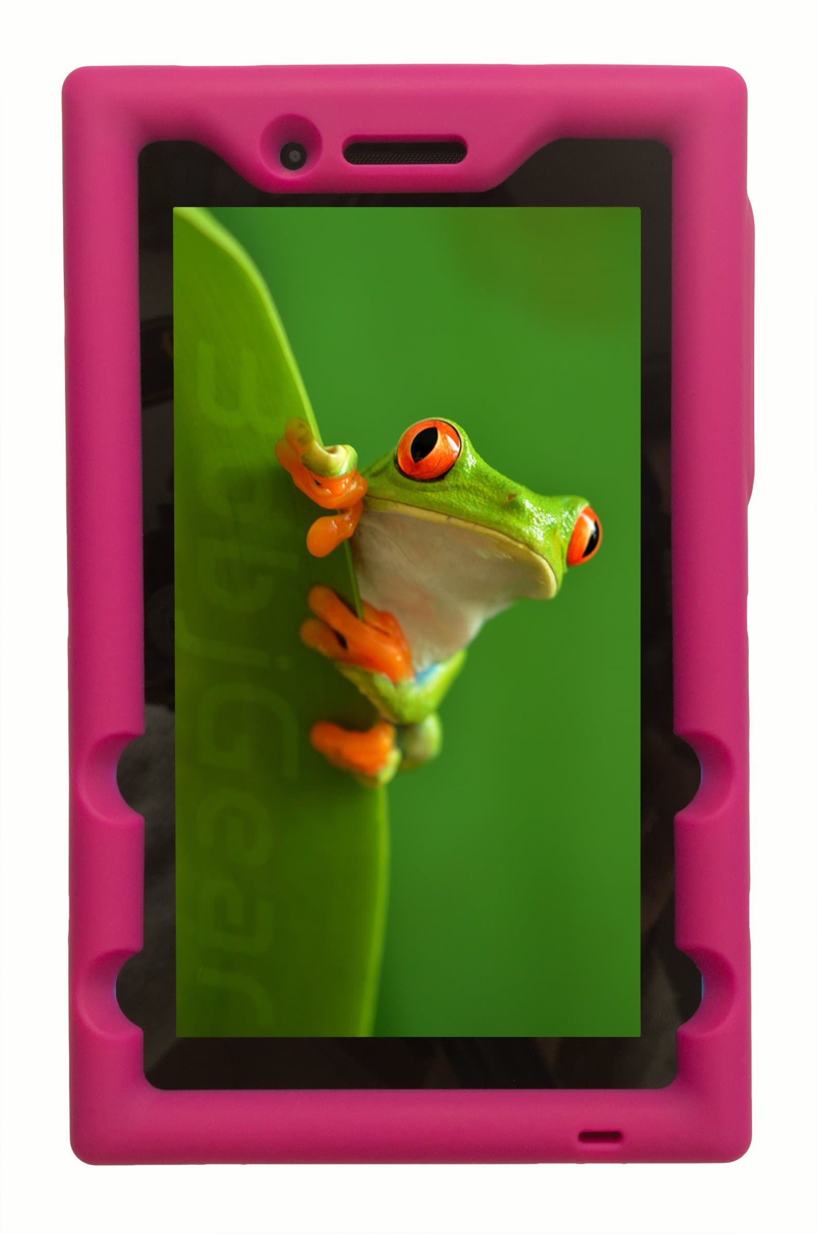 Bobj Rugged Case for Lenovo Tab 3 Essential, TB3-710F, TB3-710I, (NOT FOR Tab 7 Essential TB-7304F or any other Lenovo model) - BobjGear - Venting - Sound Amplification - Kid Friendly (Raspberry)