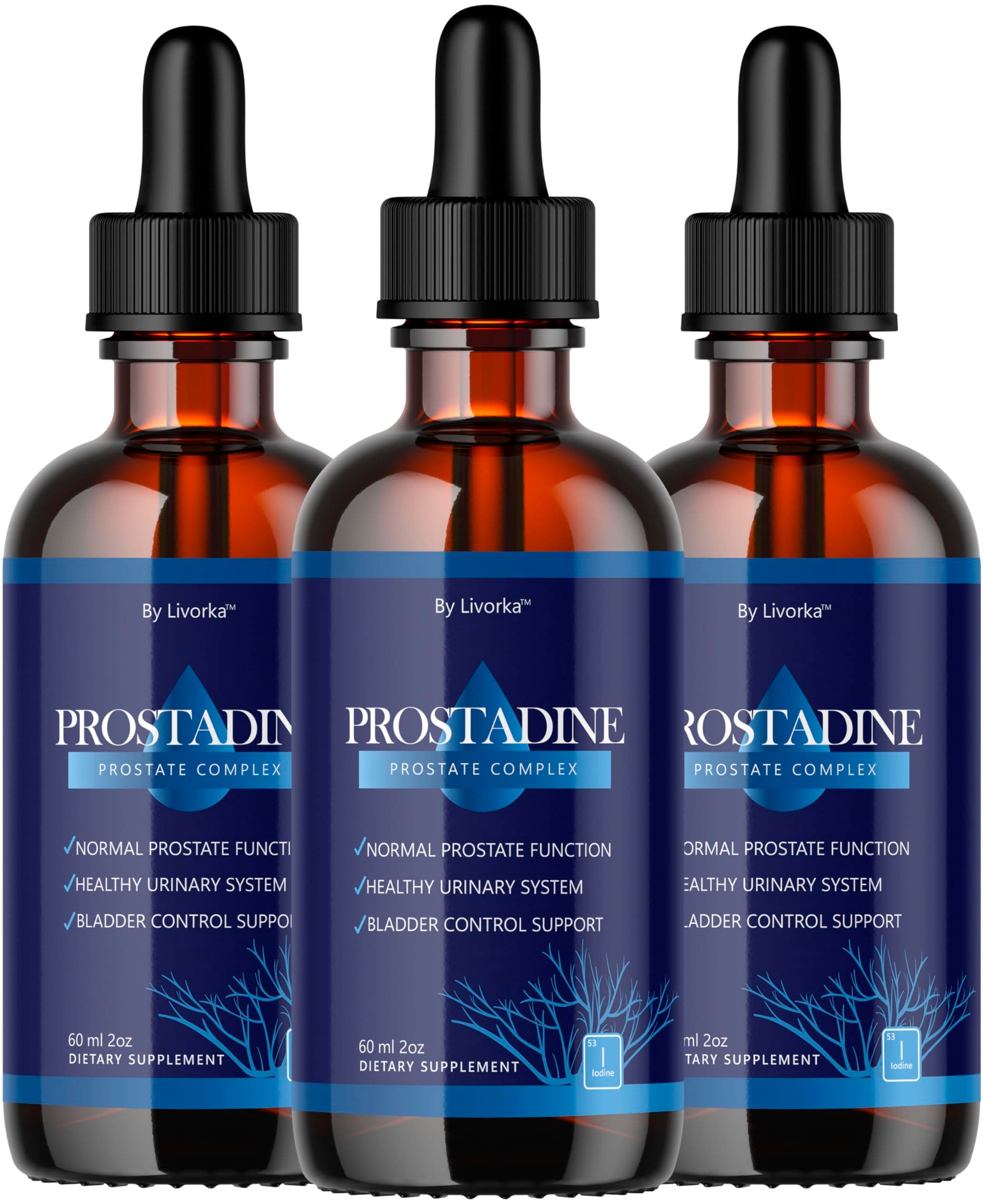 - (3 Pack) Prostadine Drops - Official Drop Formula Prostadine for Men, Prostadine Reviews, Prostadine Supplement, Prostadine Natural Liquid Support, Prostadine Drop Formula, 3 Bottles for 3 Months