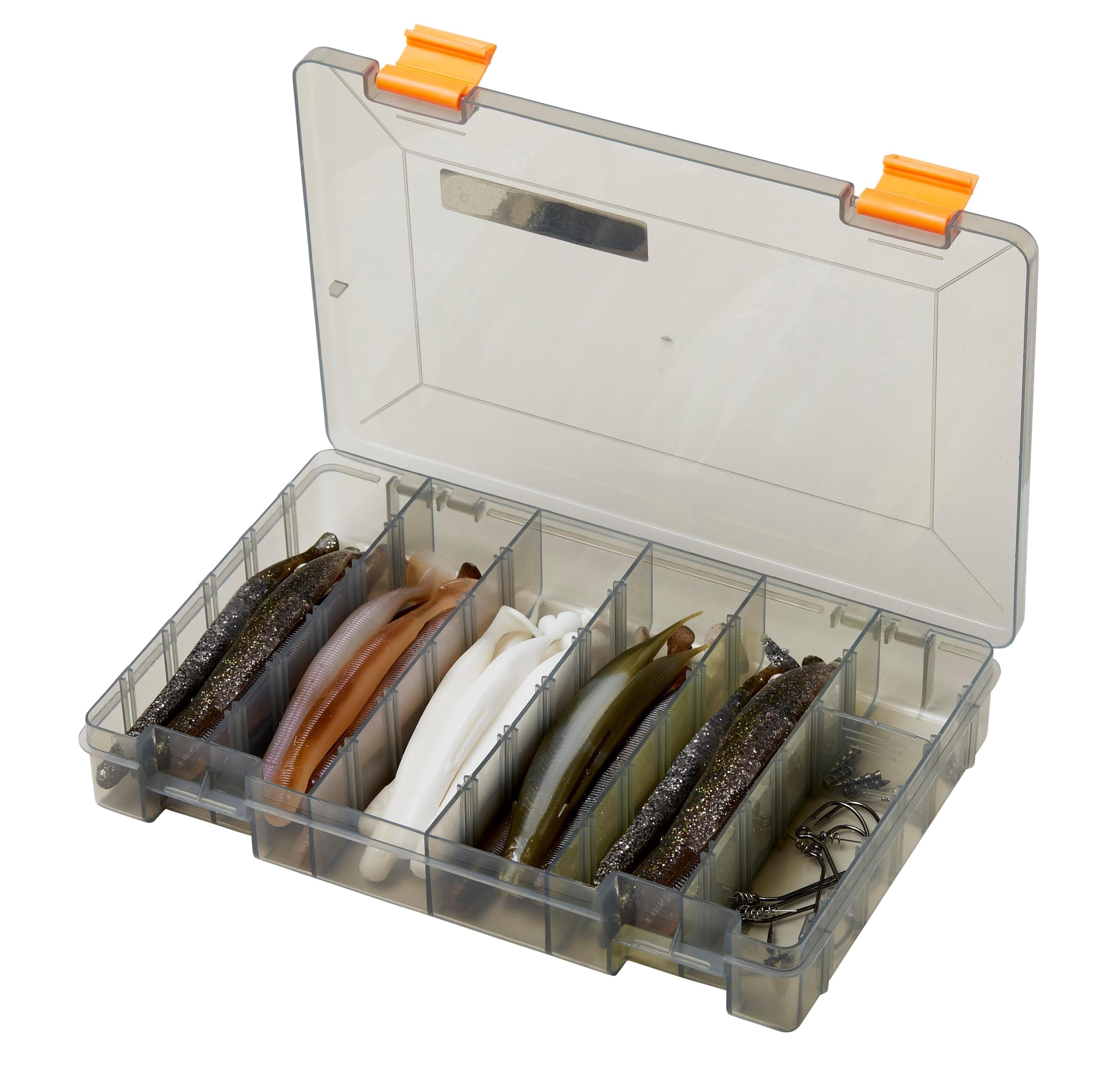 Gravity Stick Kit - 49 Piece Slim-Profile, Long Casting Range of Soft Lures, Silver