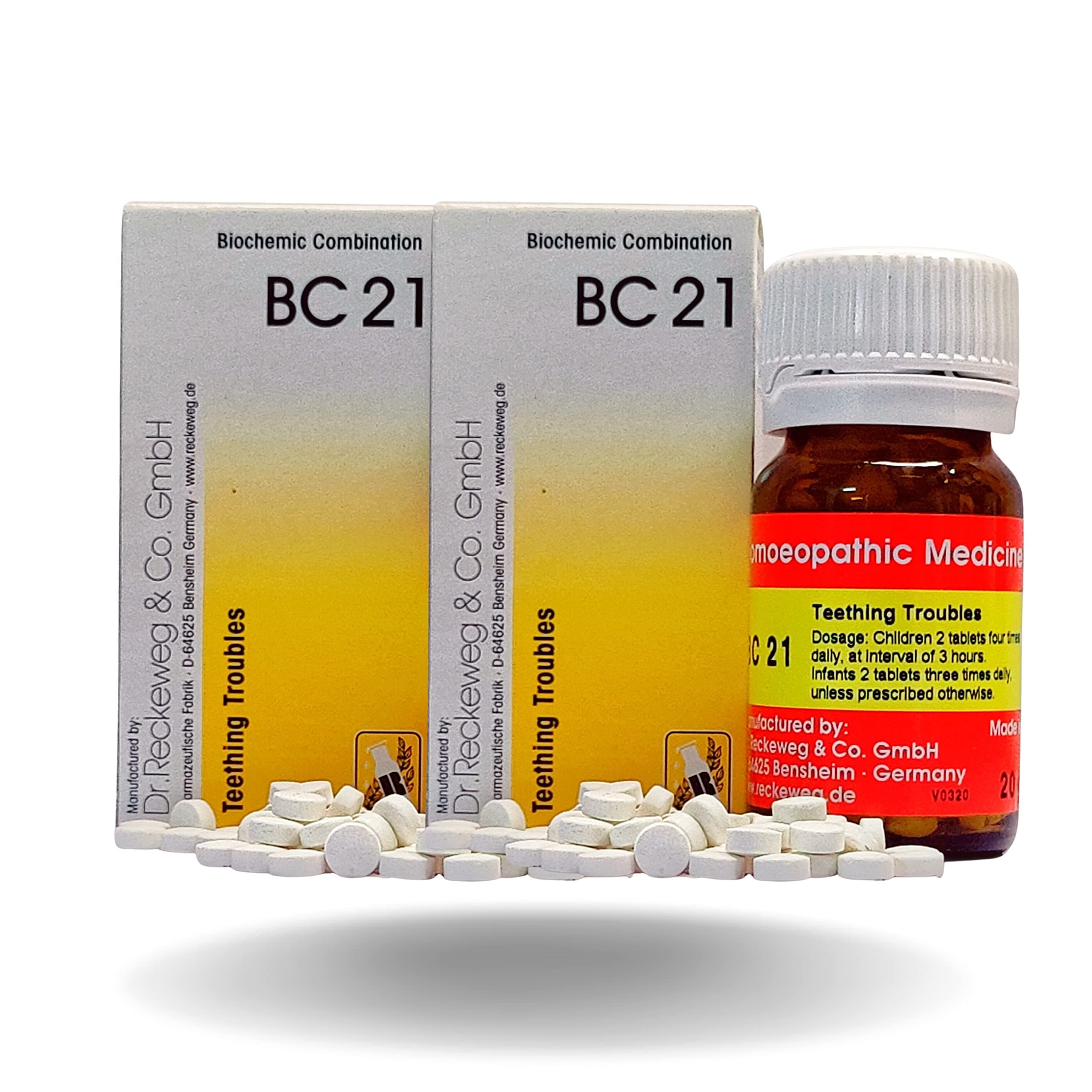 Bc 21 Teething Tablets Homeopathic || Pack Of 2