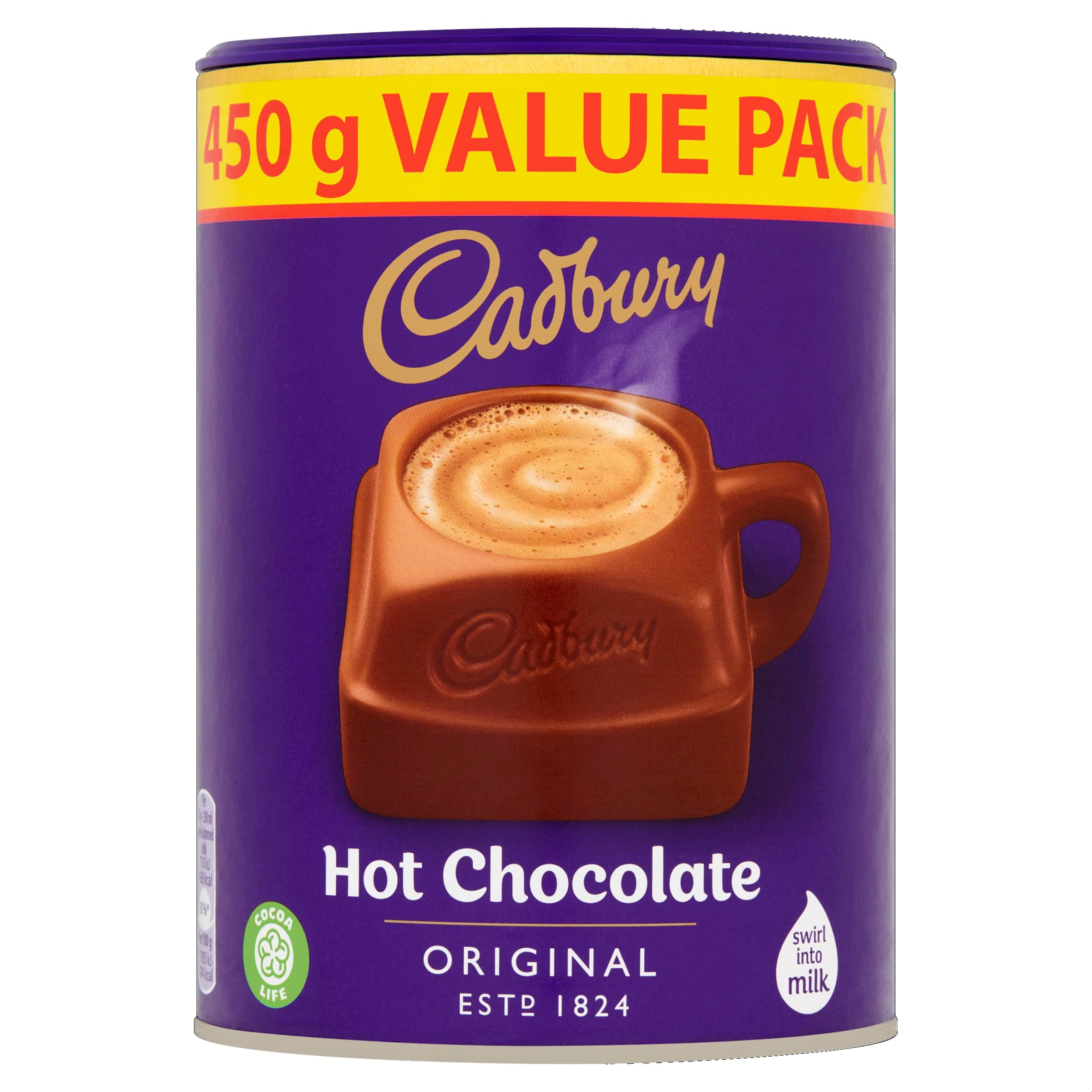The Original Hot Chocolate, Irresistibly Smooth, Value Pack, Approximately 31 Servings, 450 g (Pack of 1)