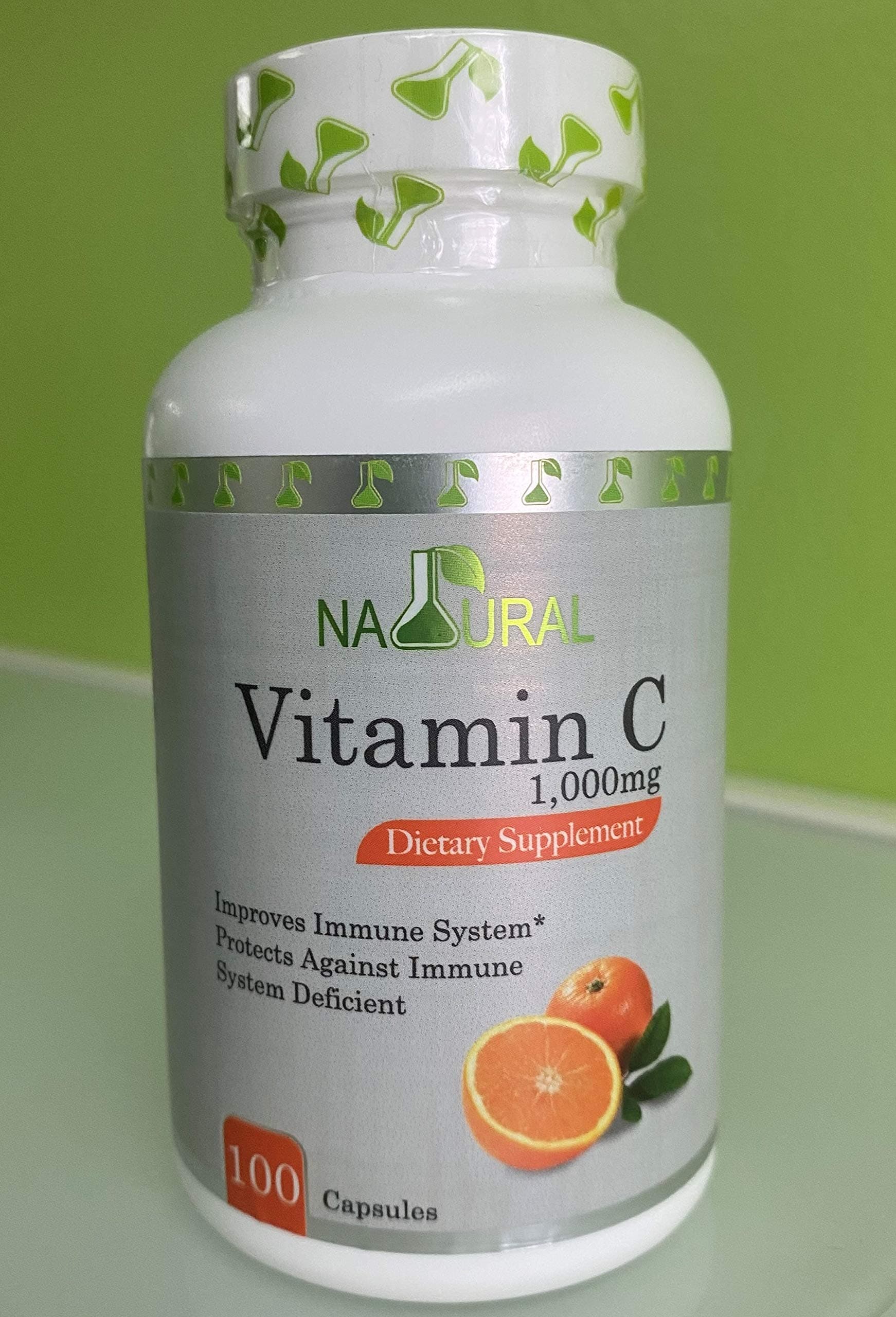Pure Vitamin C 1000 MG - 100 Capsules