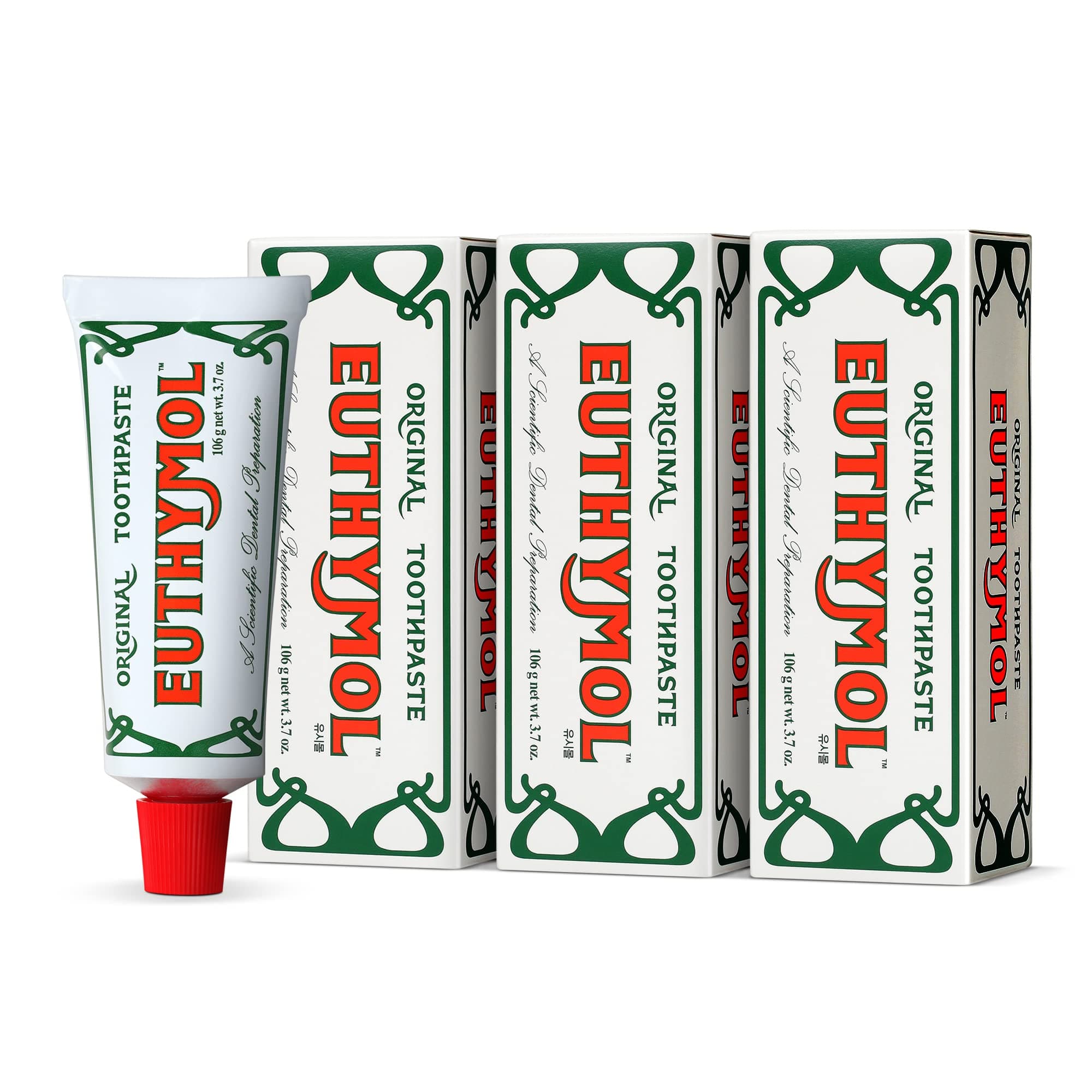 Euthymol THREE PACKS of Euthymol Original Toothpaste [Personal Care]