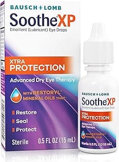 Bausch + Lomb XP Dry Eye Drops, Xtra Protection Lubricant Eye Drop with Restoryl Mineral Oils, 0.50oz
