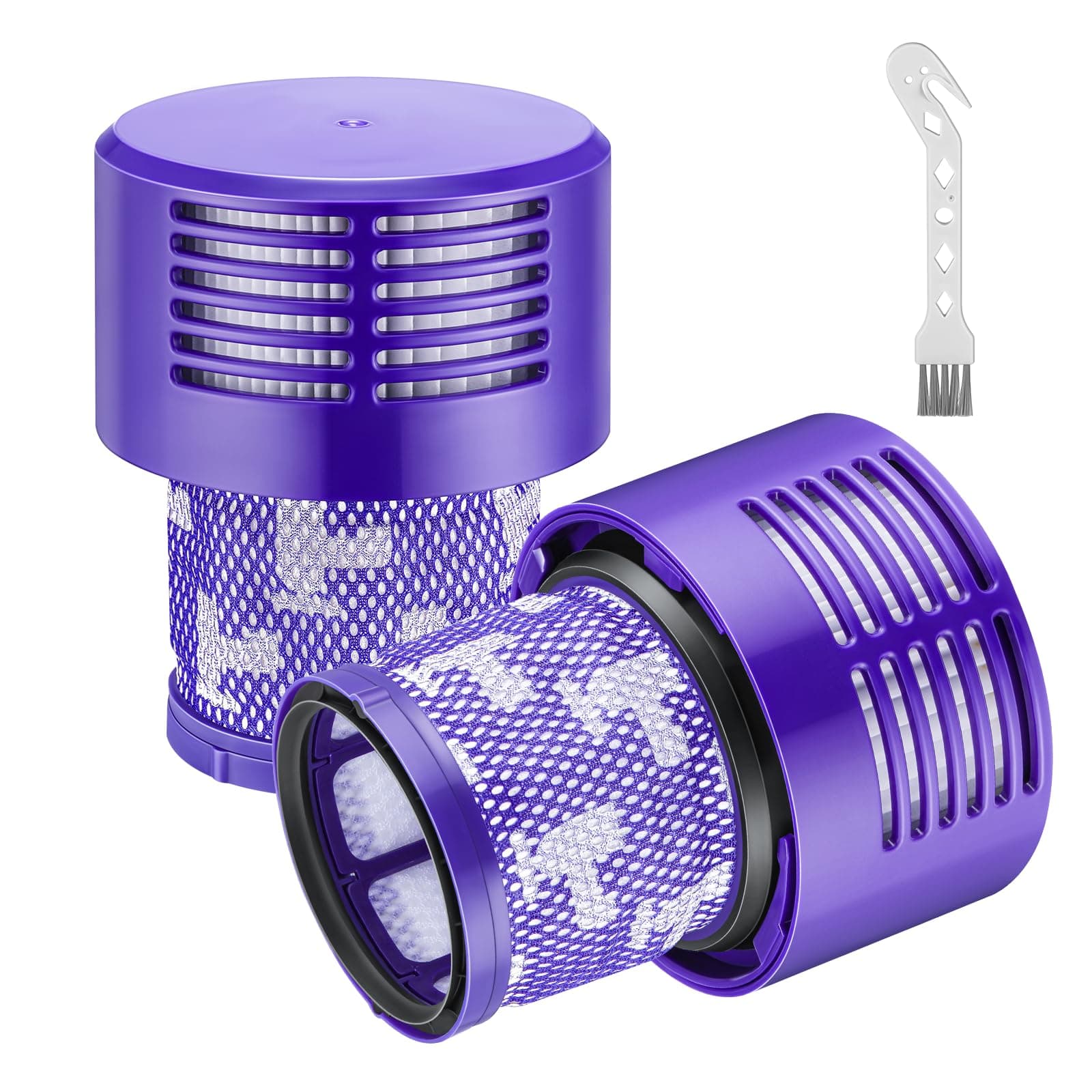 V10 Filters for Dyson- JORAIR Replacement Filter for Dyson V10 Cyclone Series/Absolute/Animal/Total Clean/Motorhead,SV12 Series Compare to Part # 969082-01