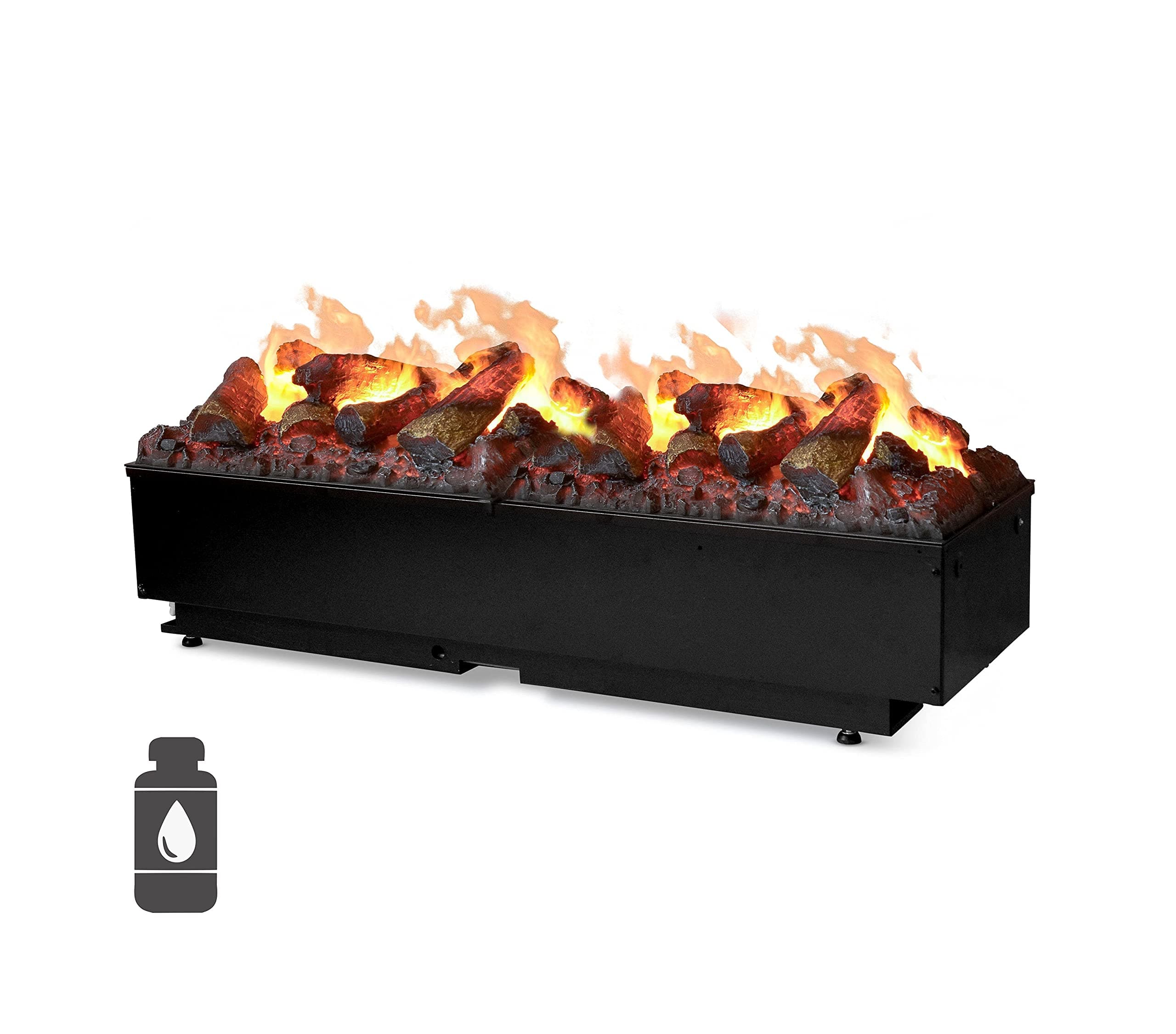 EWT OMC 1000 Fireplace Element, Opti-Myst 3D: With Imitation Wood