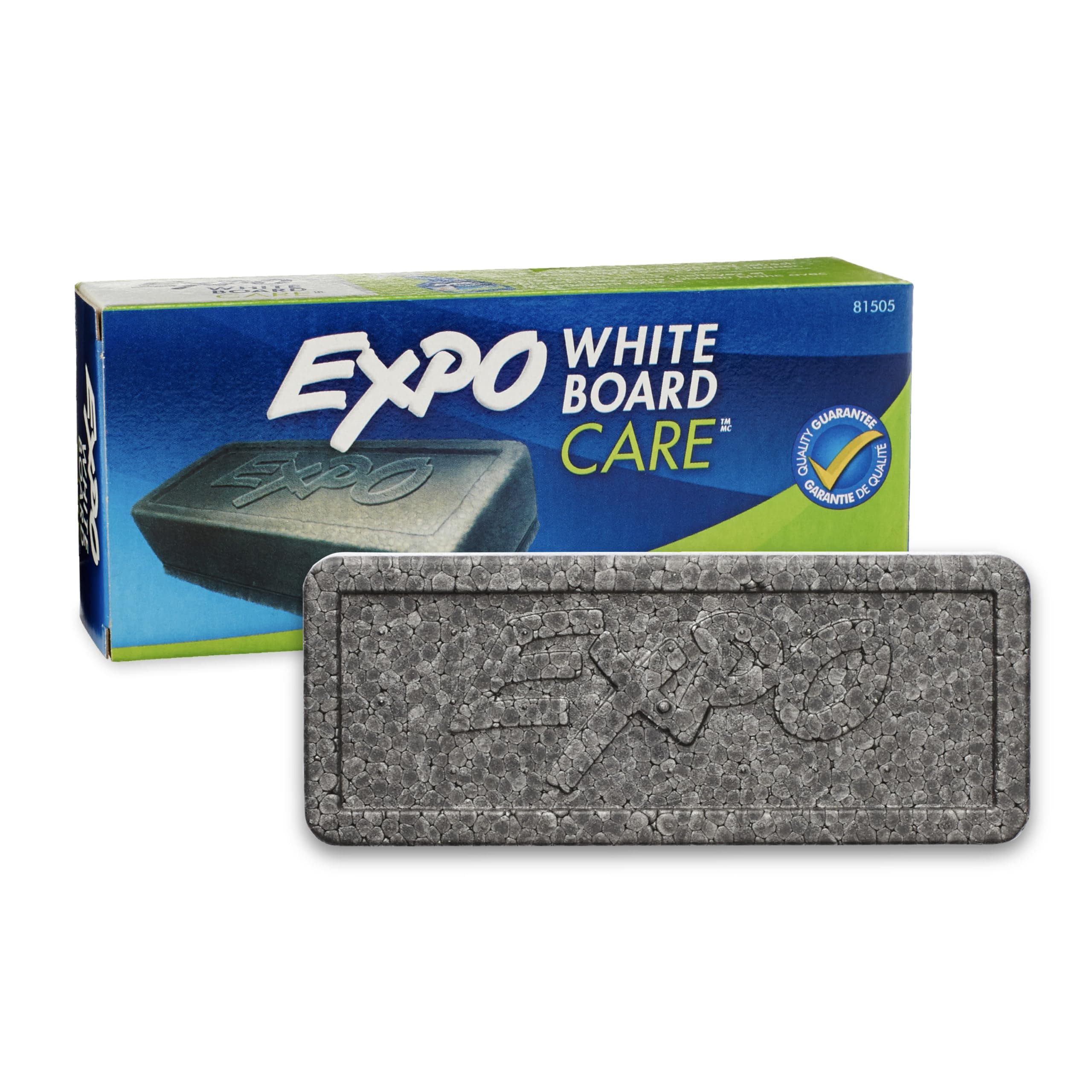EXPO Dry Erase Soft Pile Block Whiteboard Eraser, 5-1/8 in. x 1-1/2 in. - Whiteboard, Calendar, Organization, Essential Supplies for Office, School, Classroom, Teachers