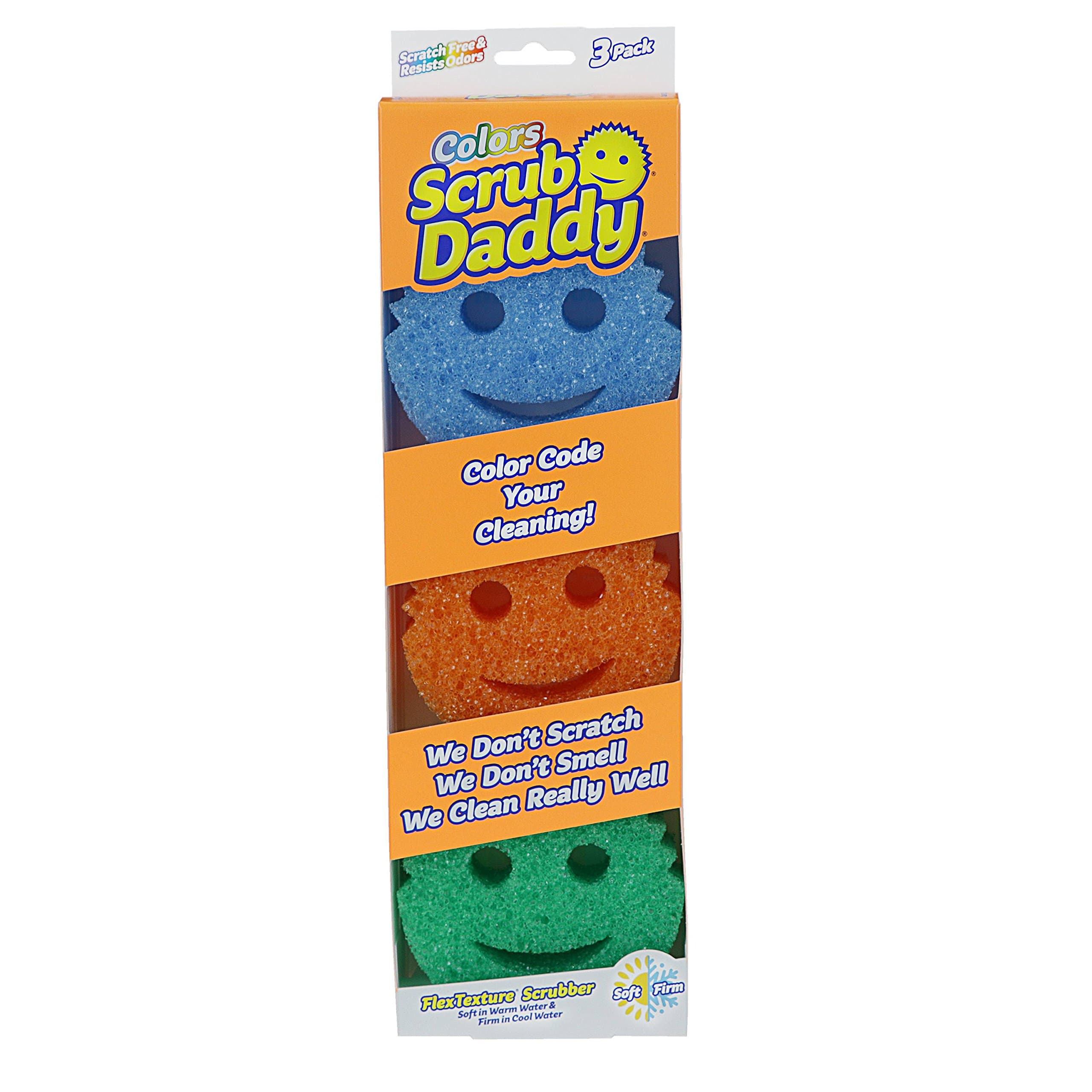 Scrub Daddy Color Sponge, Value Size 4 Pack hjp(Total 12 Ct .)