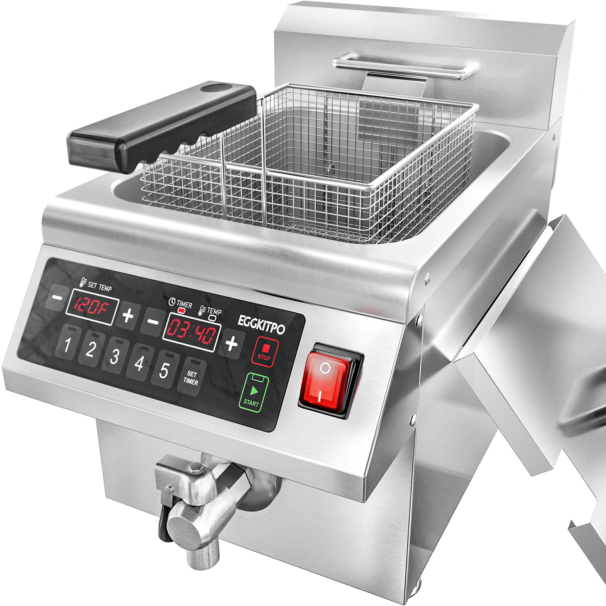 12L Induction Fryer with Timer