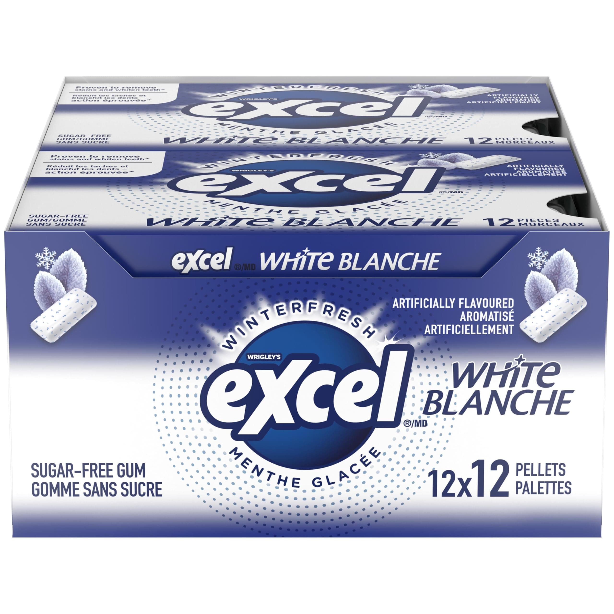 White Sugar-Free Gum, Winterfresh, 12 Count
