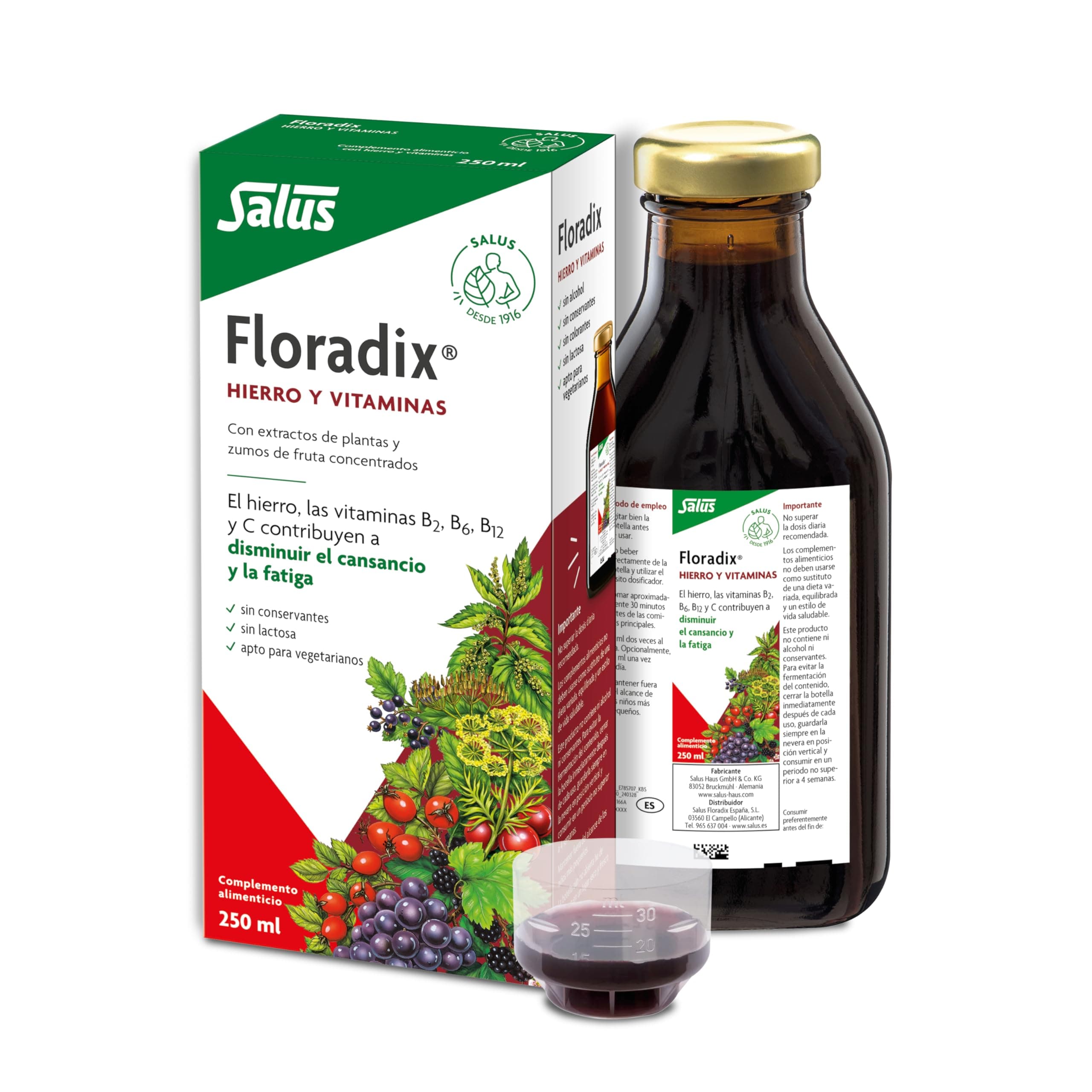 Floradix Iron & Vitamin Formula Liquid 250ml