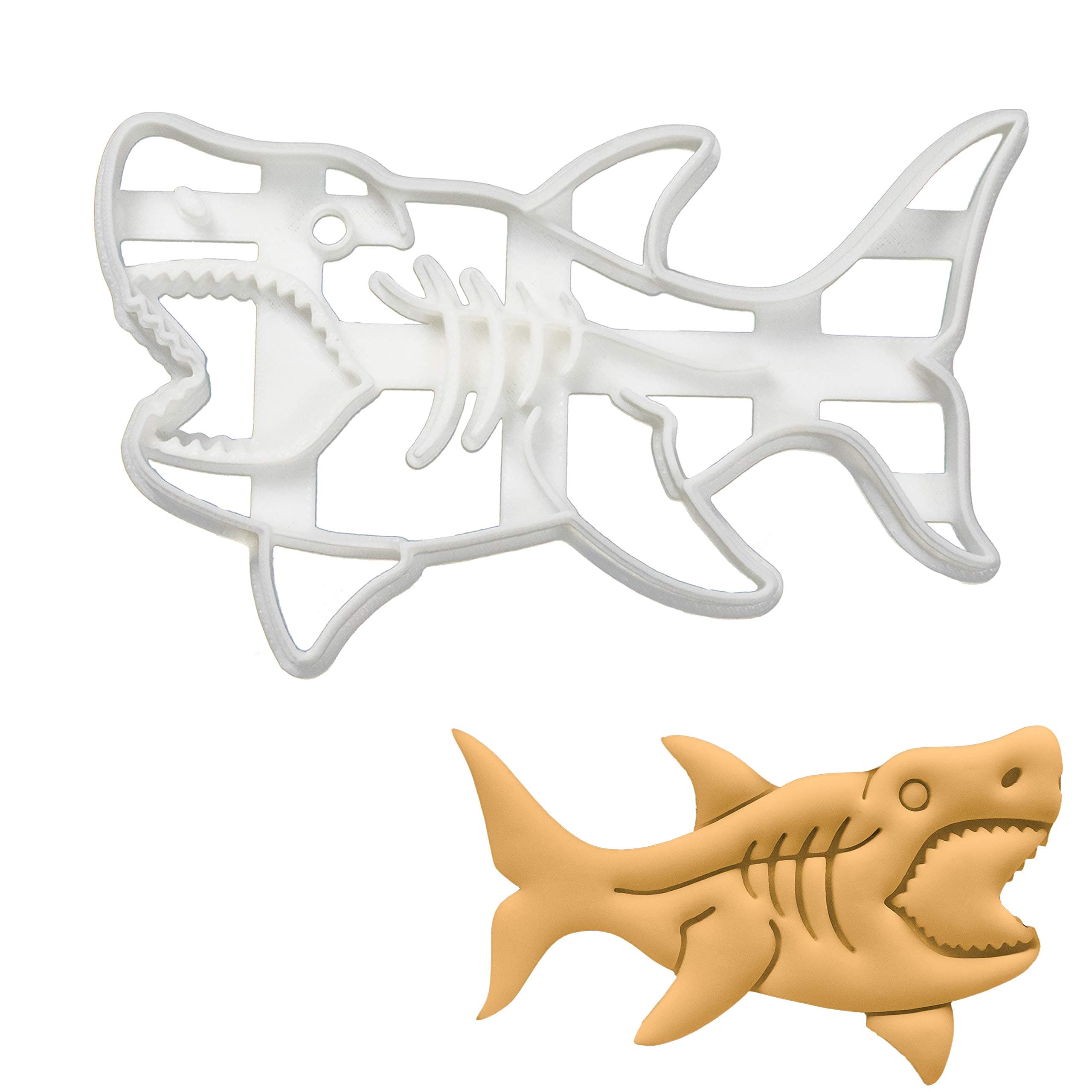 Megalodon Shark cookie cutter, 1 piece - Bakerlogy