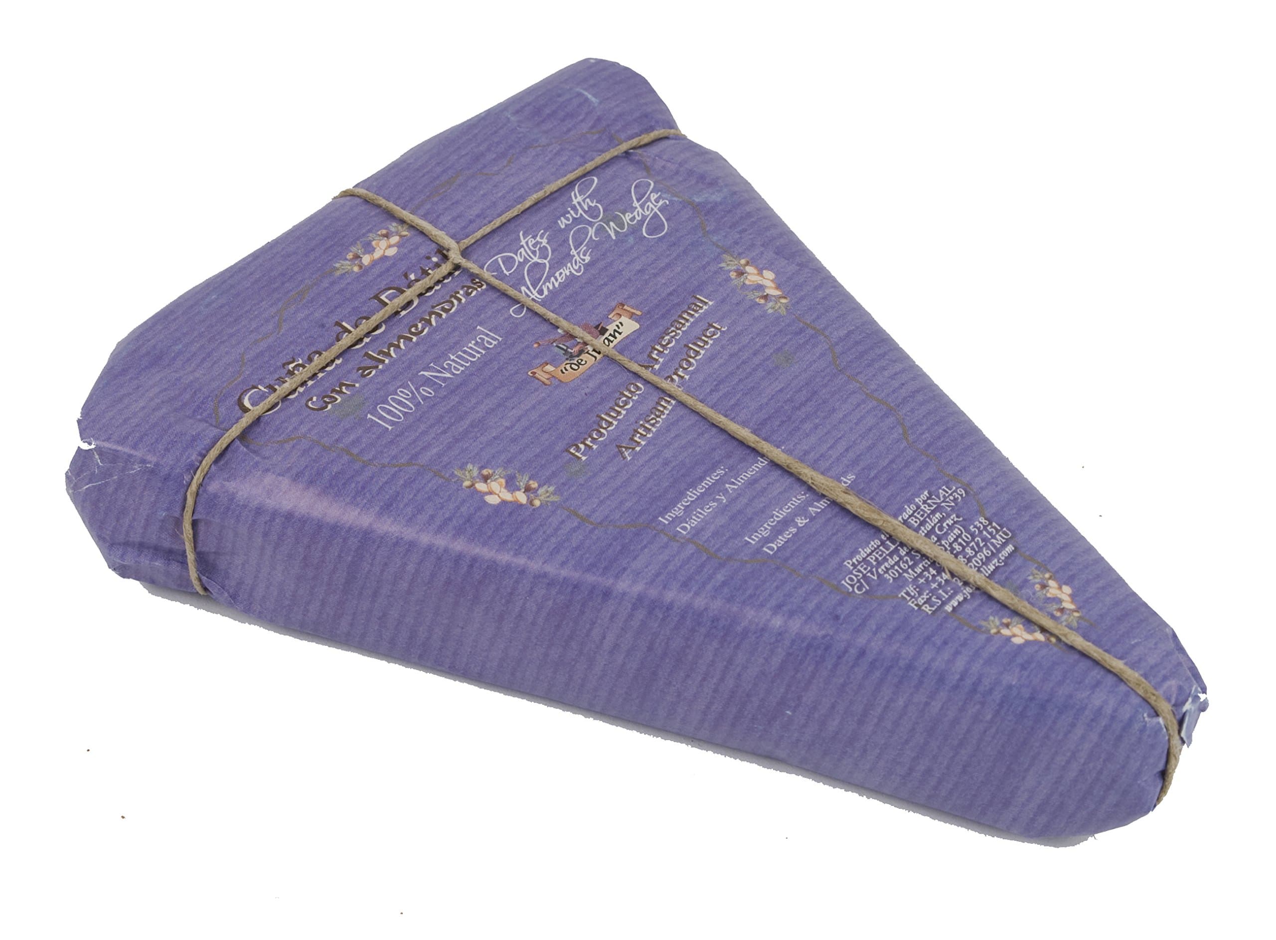 2 x 250g Date and Almond pressed fruit wedge