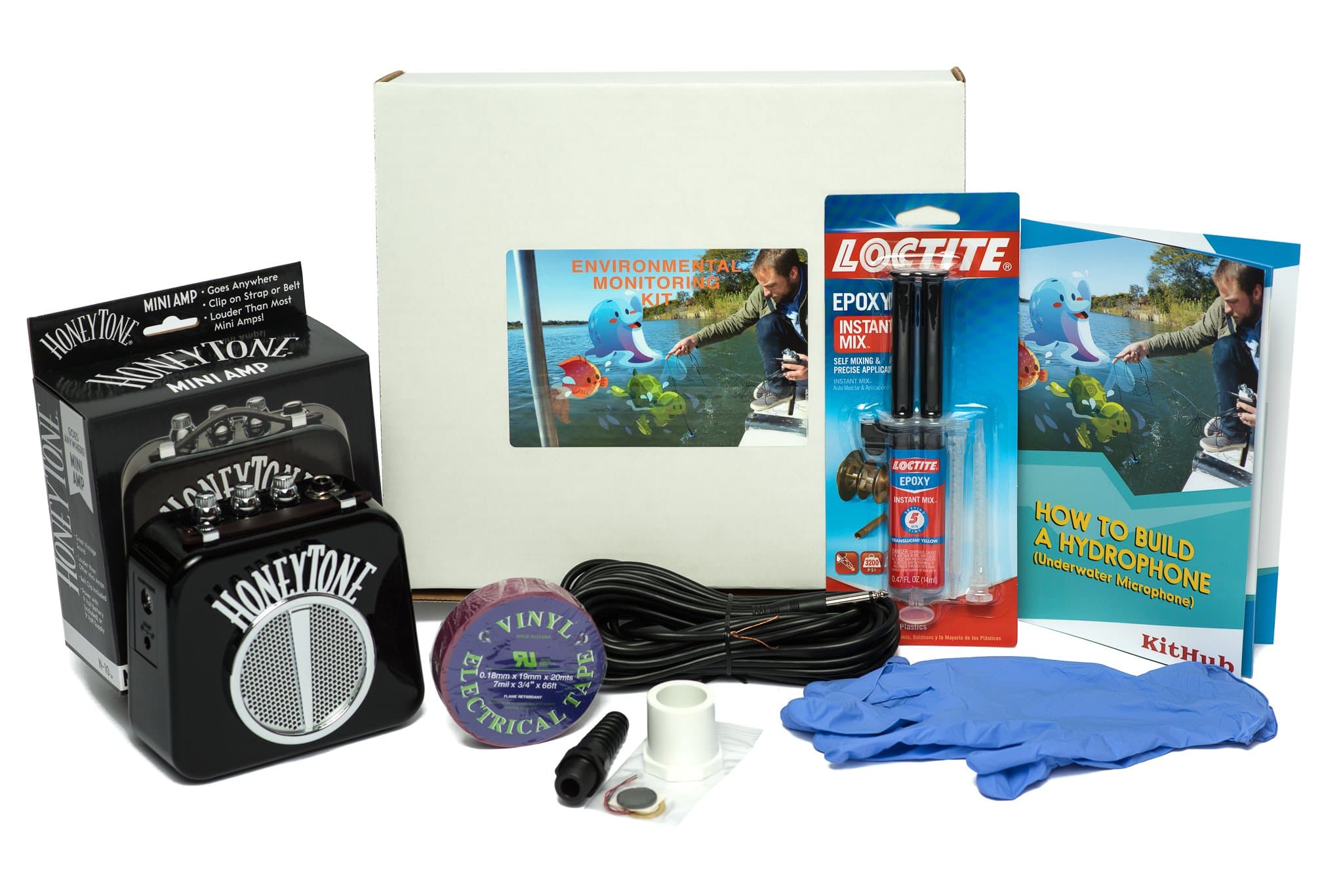 KitHub DIY Premium Underwater Microphone (Hydrophone)