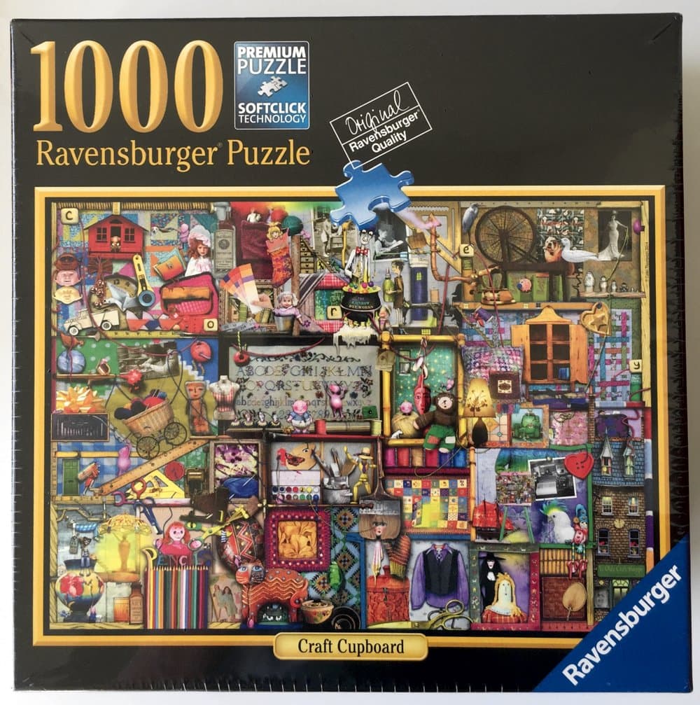 Ravensburger Craft Cupboard 1000 Piece Jigsaw Puzzle
