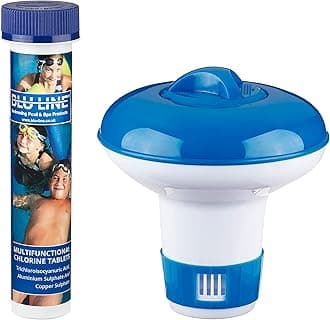 Small Dispenser with 10 Ultimate Chlorine Tablets 20g PLUS FREE TEST STRIPS