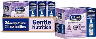 Enfamil NeuroPro Gentlease Ready-to-Feed with Smaller Proteins for Easy Digestion,Brain Supporting DHA, HuMO6* Blend, Baby Formula for easing Fussiness, Gas, Spit-up in 24hrs, 2 Fl Oz (6 ct), 4 Pack