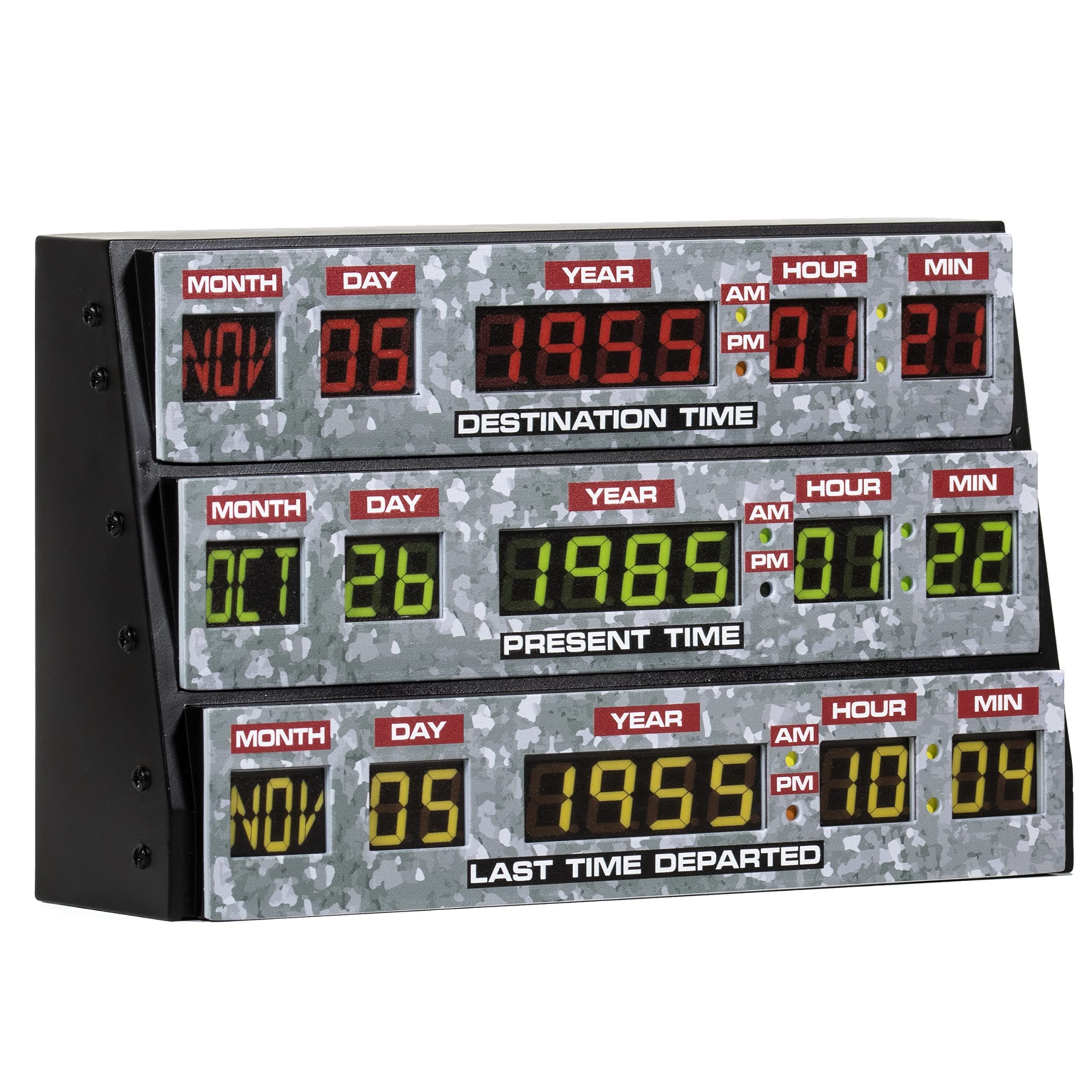 NUMSKULL Back to The Future 3D Lamp Wall Light Plastic - Ambient Lighting Gaming Accessory for Bedroom, Home, Study, Office, Work - Official Back to The Future Merchandise