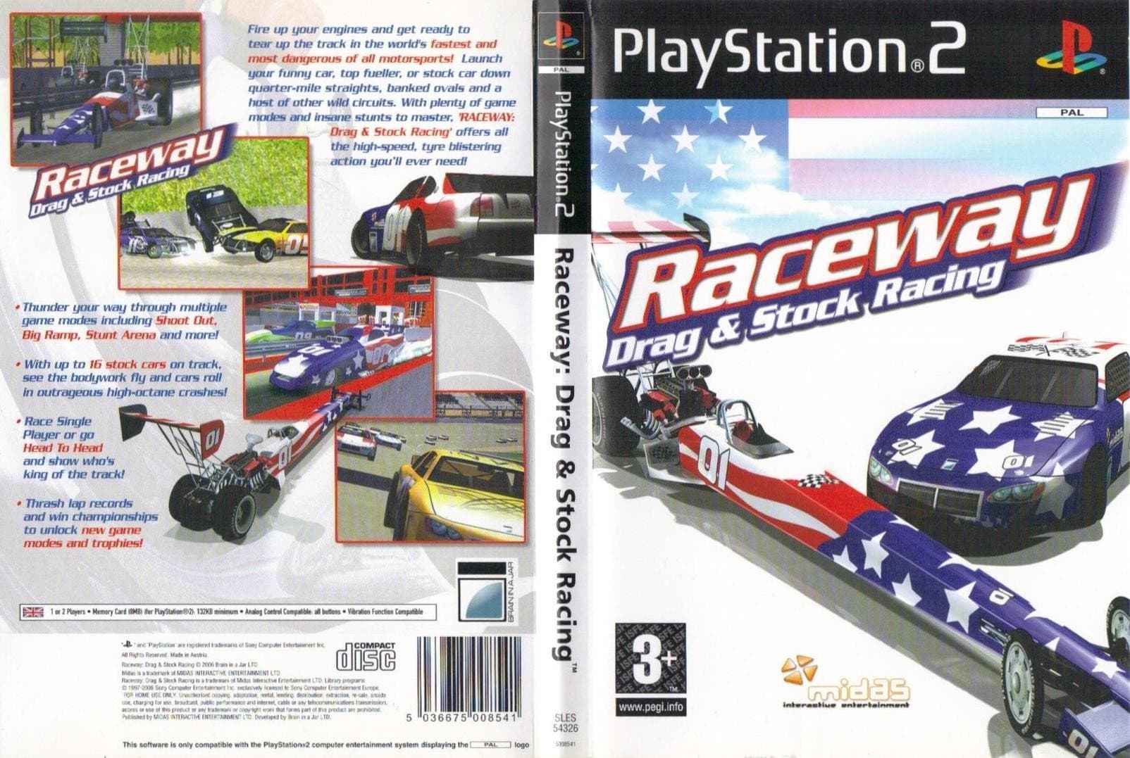 Raceway: Drag & Stock Racing (PS2)