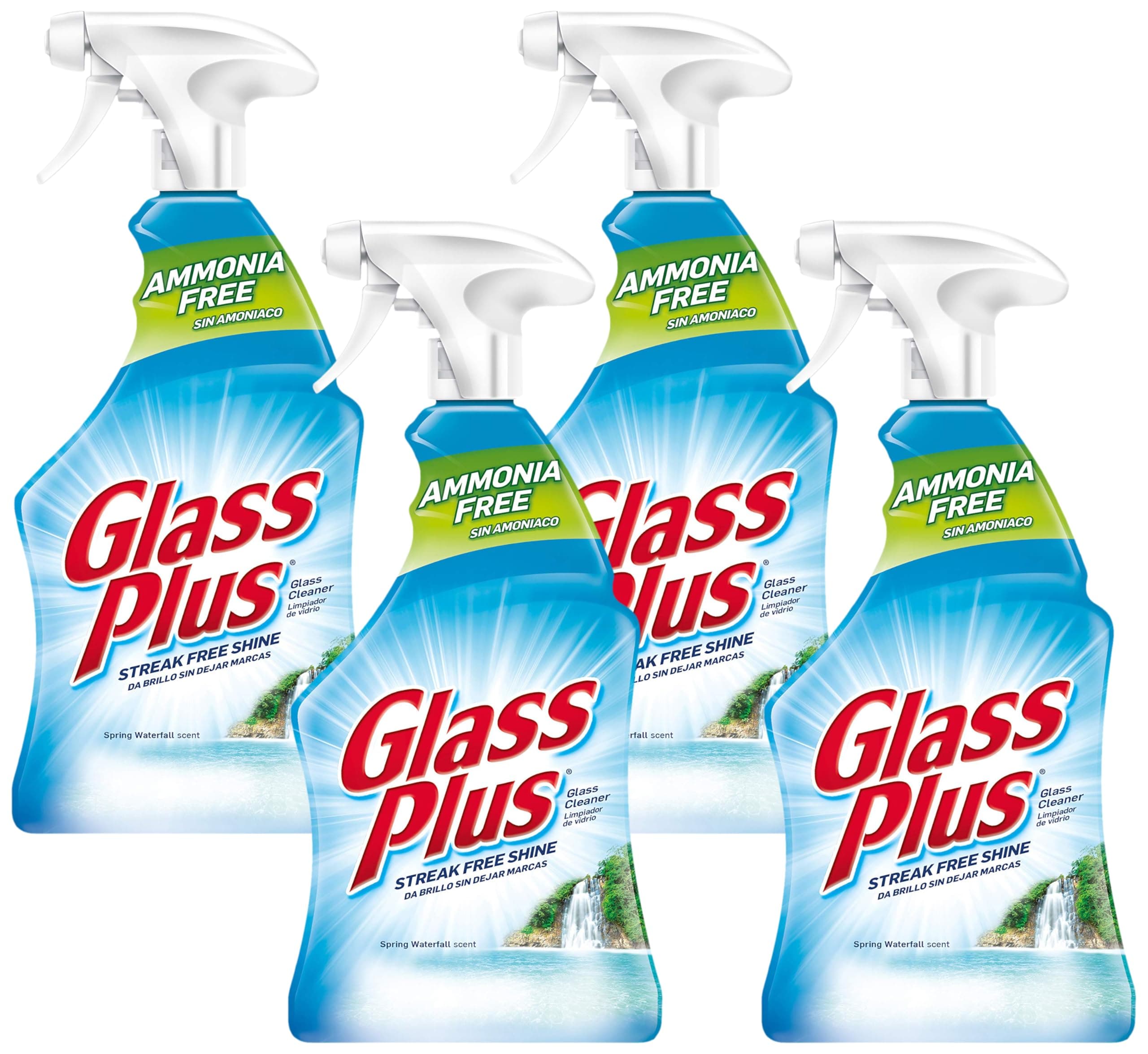 Glass Cleaner for Multi-Surface, 32 Fl Oz Bottle, (Pack of 4)