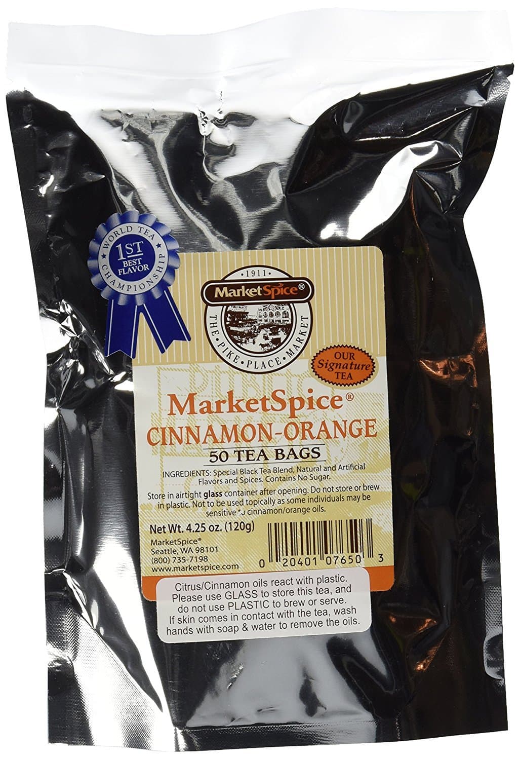 cinnamon-orange Teabags 50 Pack