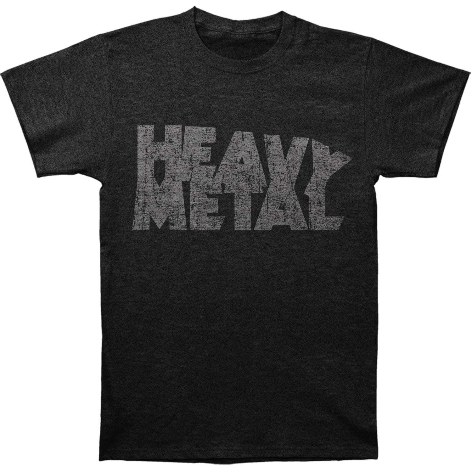 Heavy Metal Distressed Logo fitted tri-blend tee (Medium)