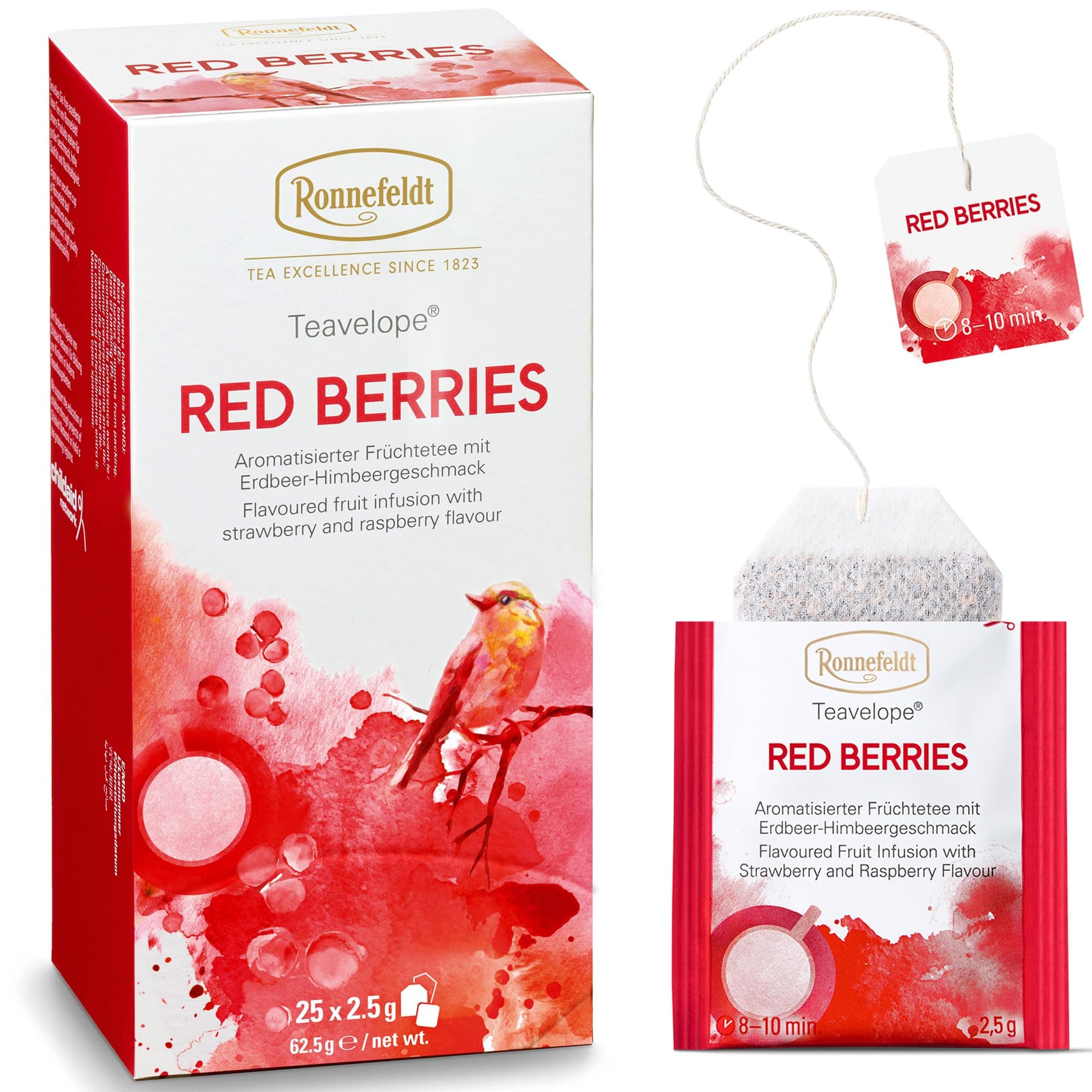 Teavelope Red Berries