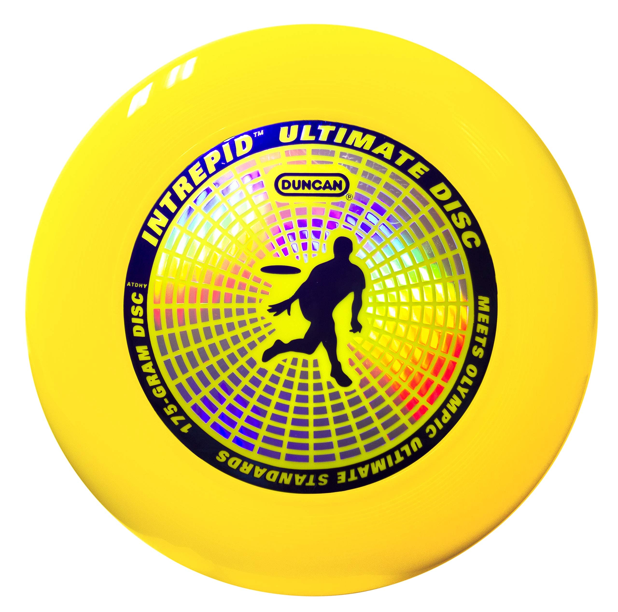 Duncan Intrepid Ultimate Competition Disc, 175g Precision Weighted Flying Disc, Yellow