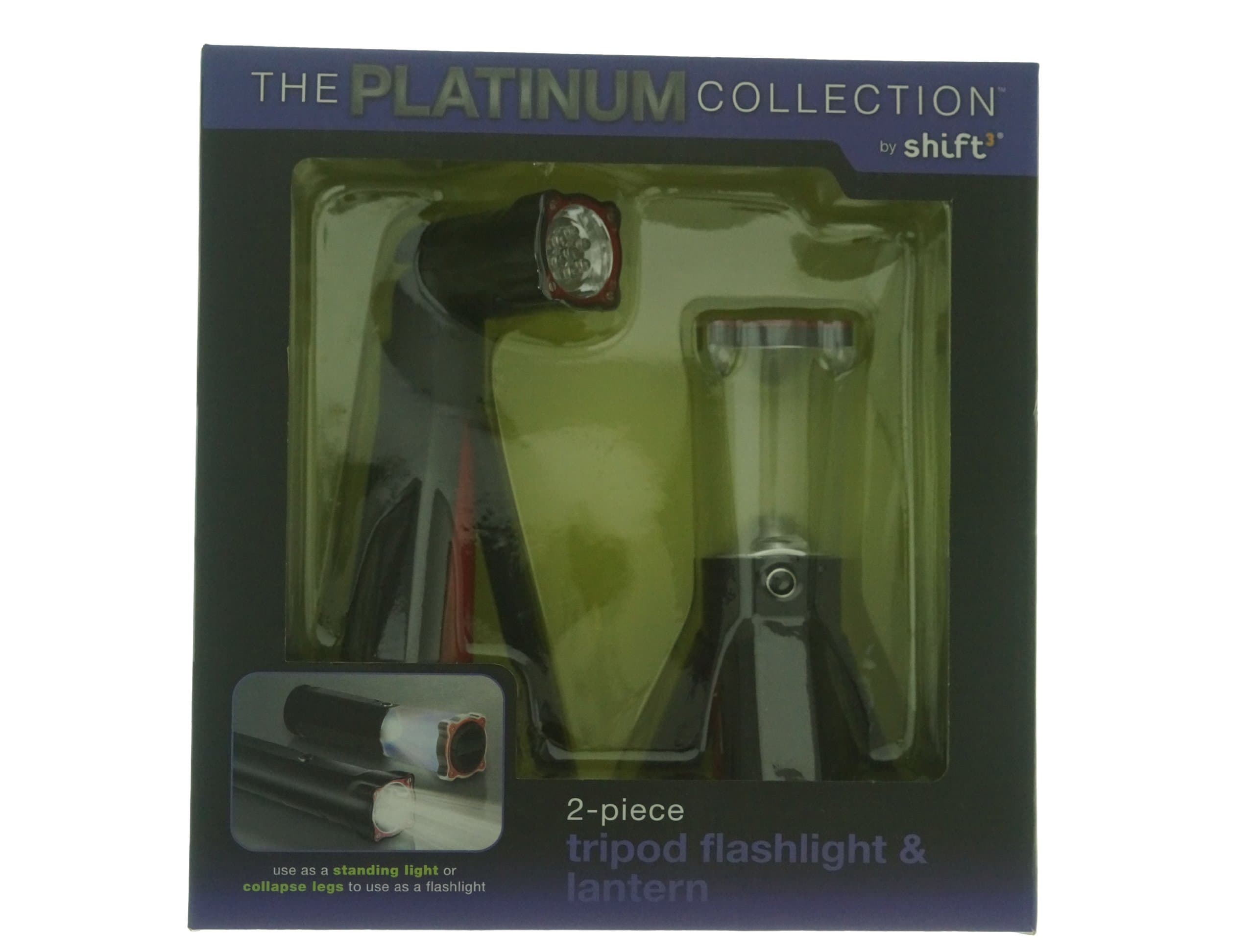 The Platinum Collection 2 Piece Tripod Flashlight & Lantern