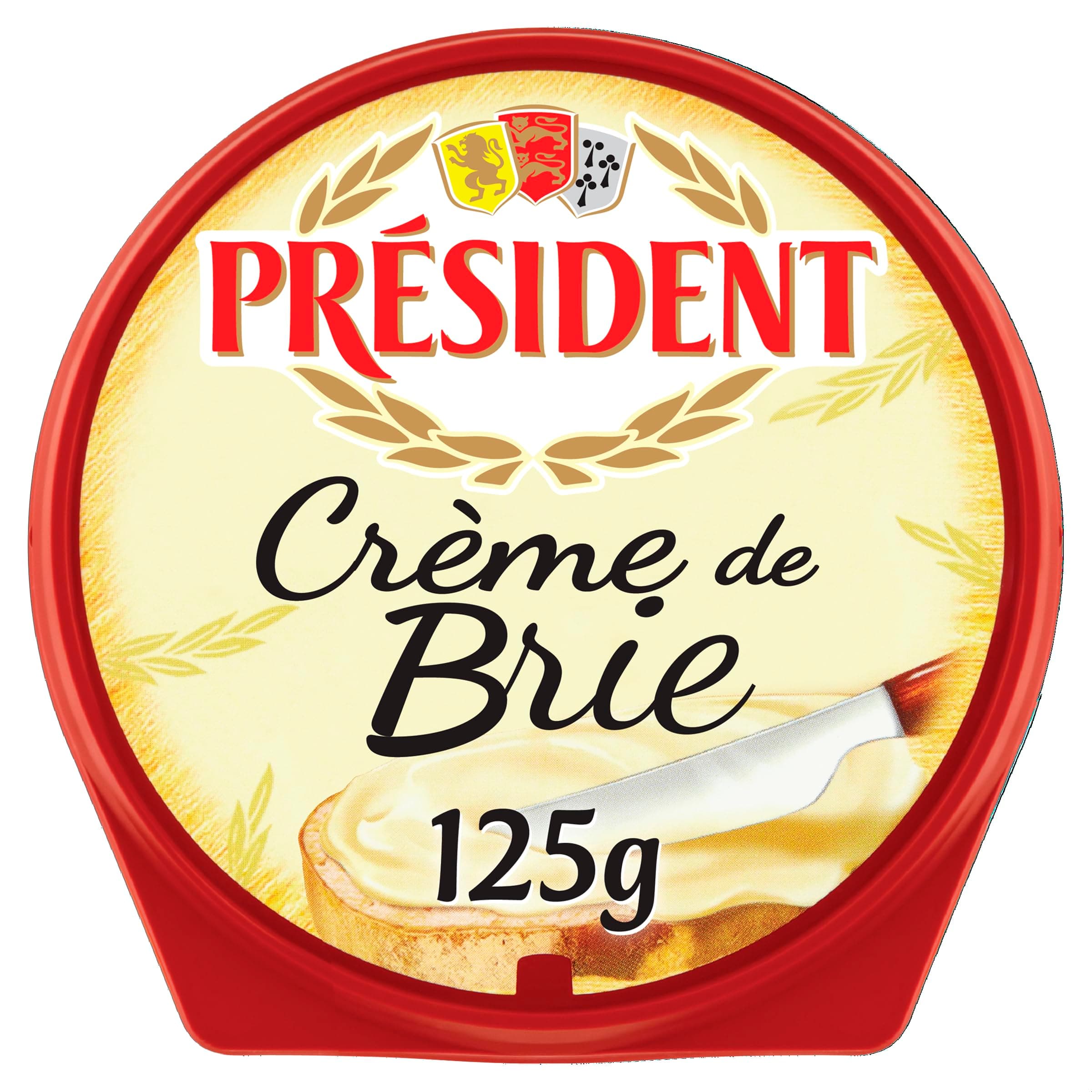 President Crème De Brie Spreadable 125g
