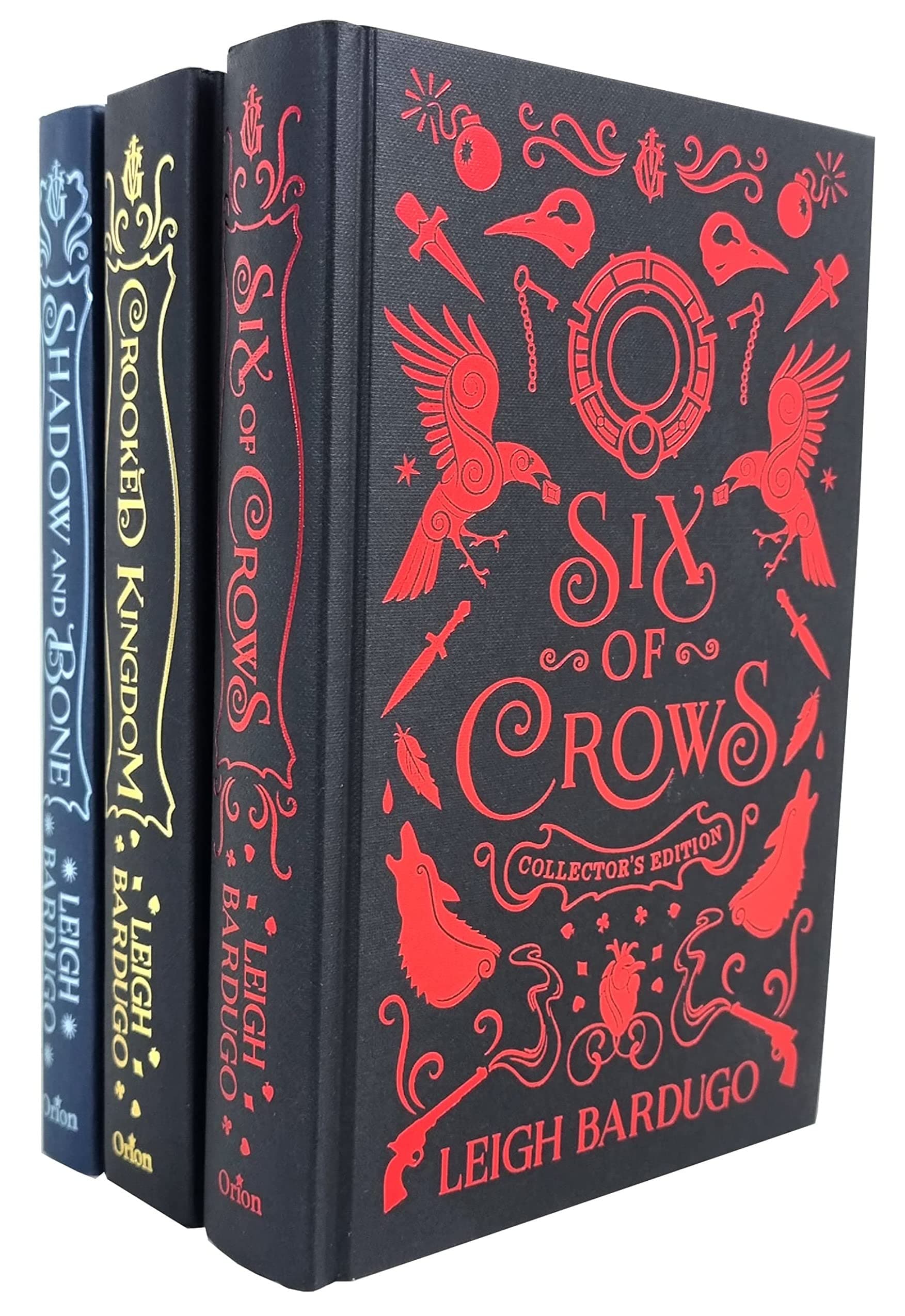Leigh Bardugo Collectors Edition 3 Books Set (Shadow and Bone, Six of Crows, Crooked Kingdom)