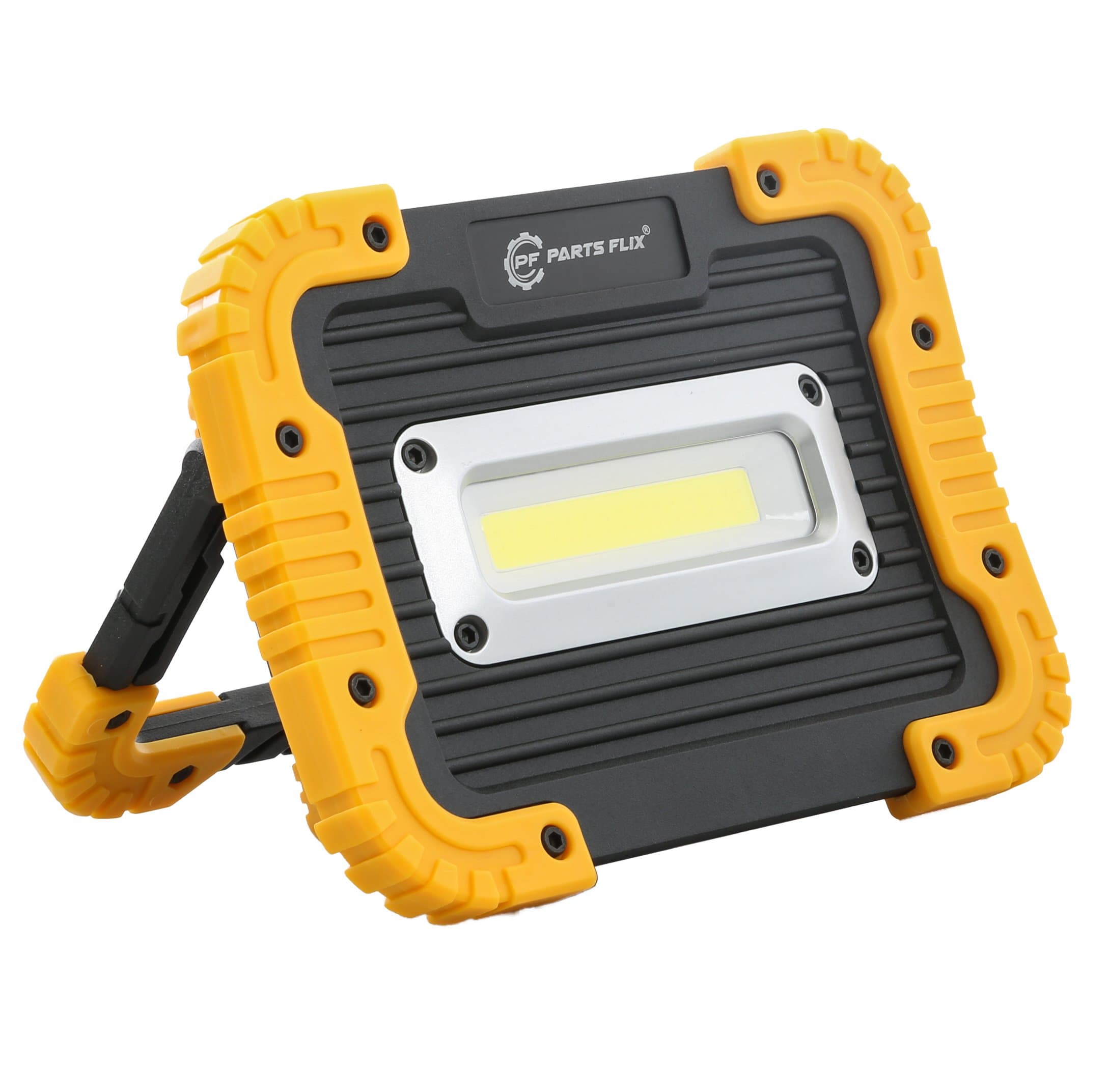 Rechargeable Tactical Flashlight, LED Light, Spotlights Work Lights Outdoor Camping Lights, Flood Lights Outdoor for Camping,Hiking,Car Repairing,Workshop,Construction Site (PF-W5112-Y)