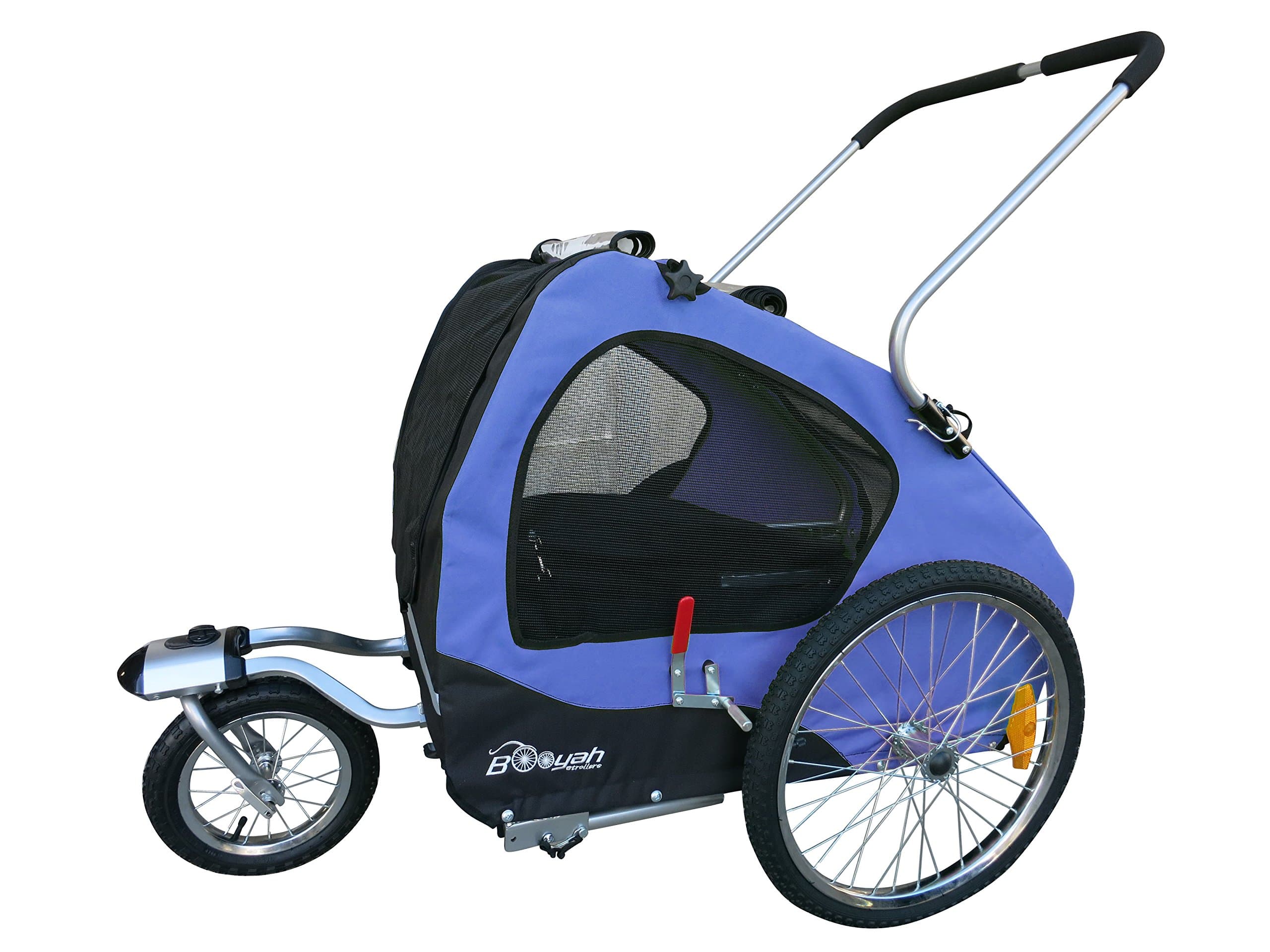 Booyah Strollers Extra Large Pet Stroller (Blue) 110lbs capacity.