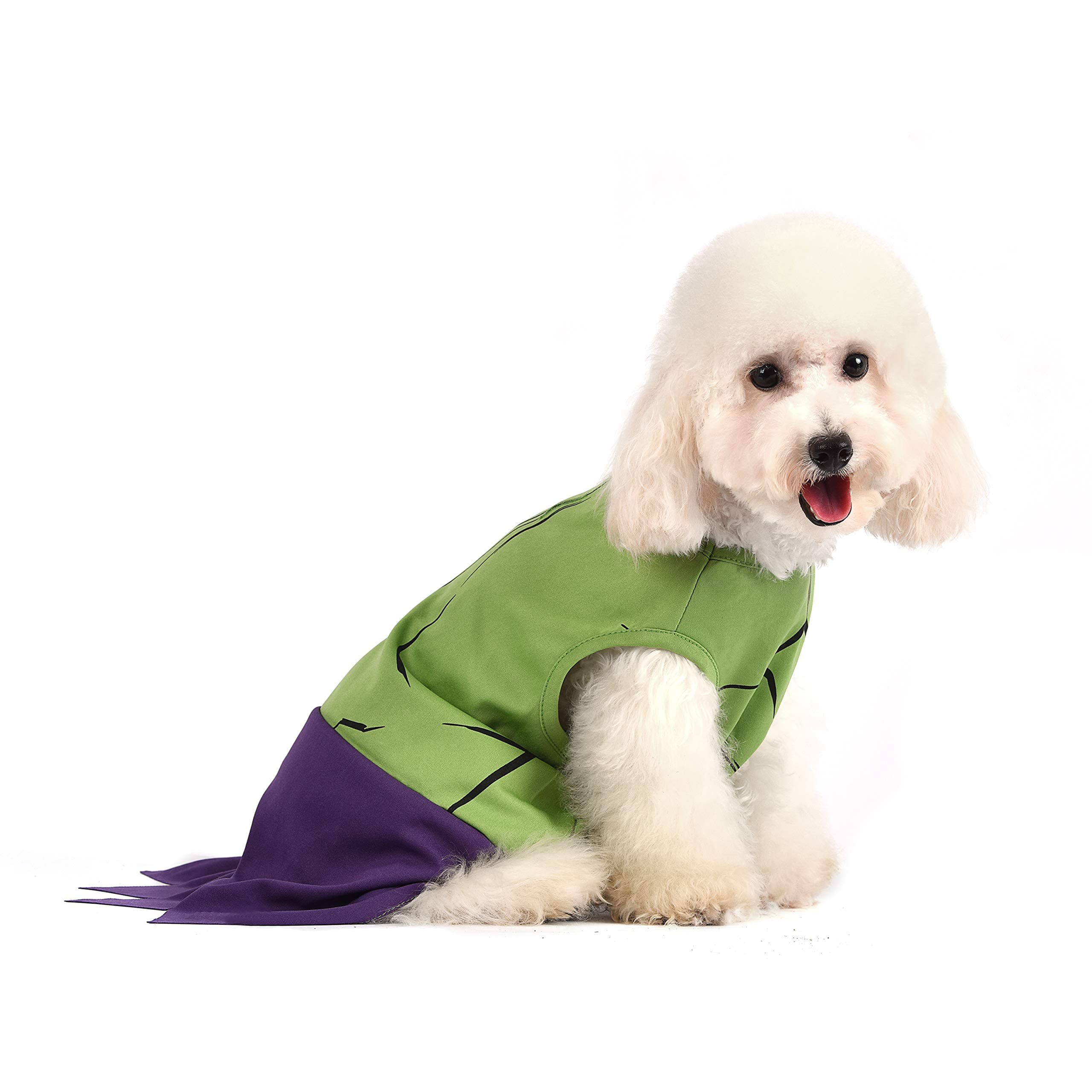 Marvel Comics for Pets Hulk Costume for Dogs, X-Large | Halloween Costume for All Large Dogs | Cute, Soft & Comfortable Dog Clothes | Officially Licensed Dog Apparel From Marvel Comics for Pets, Green