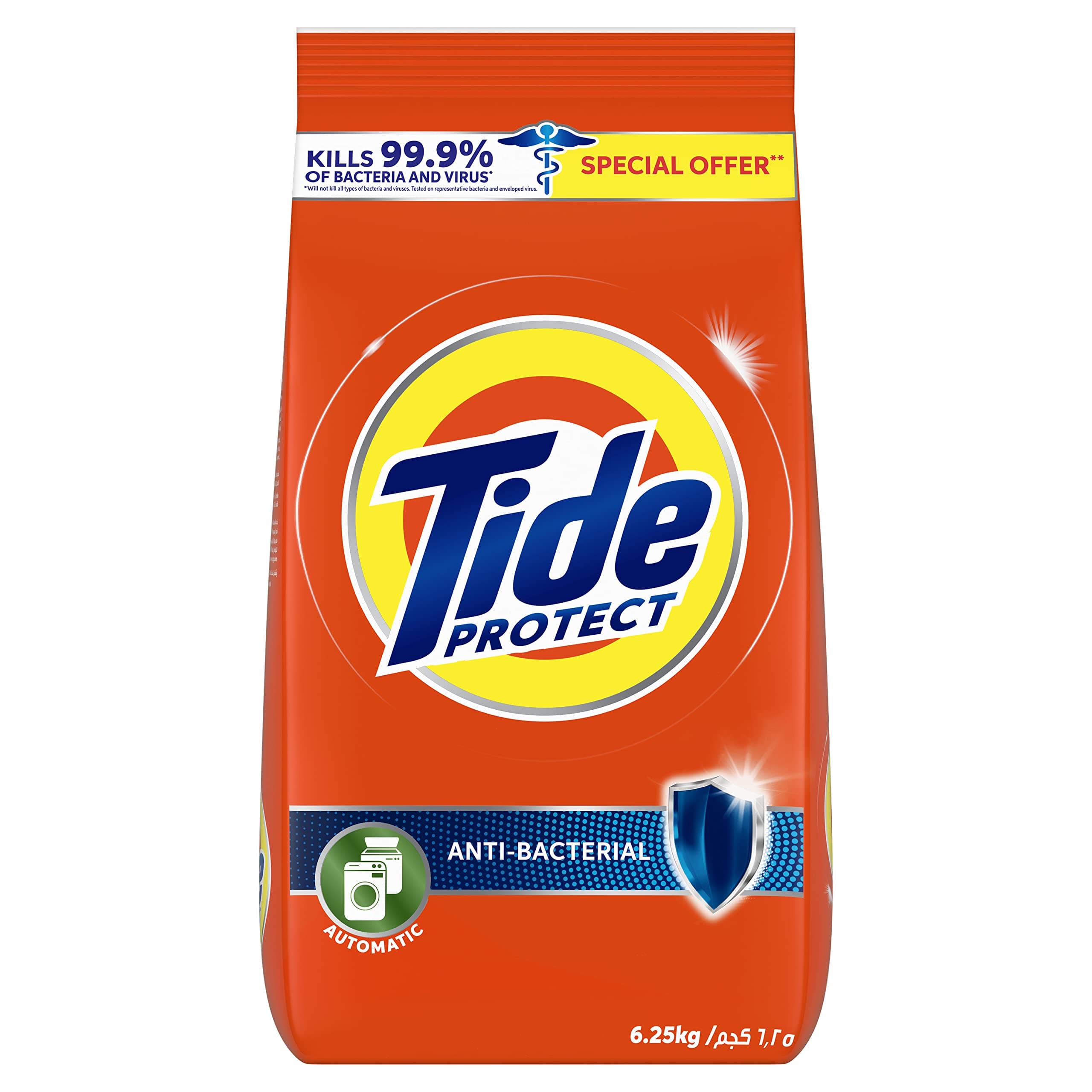 Protect Antibacterial Laundry Detergent Automatic 6.25Kg