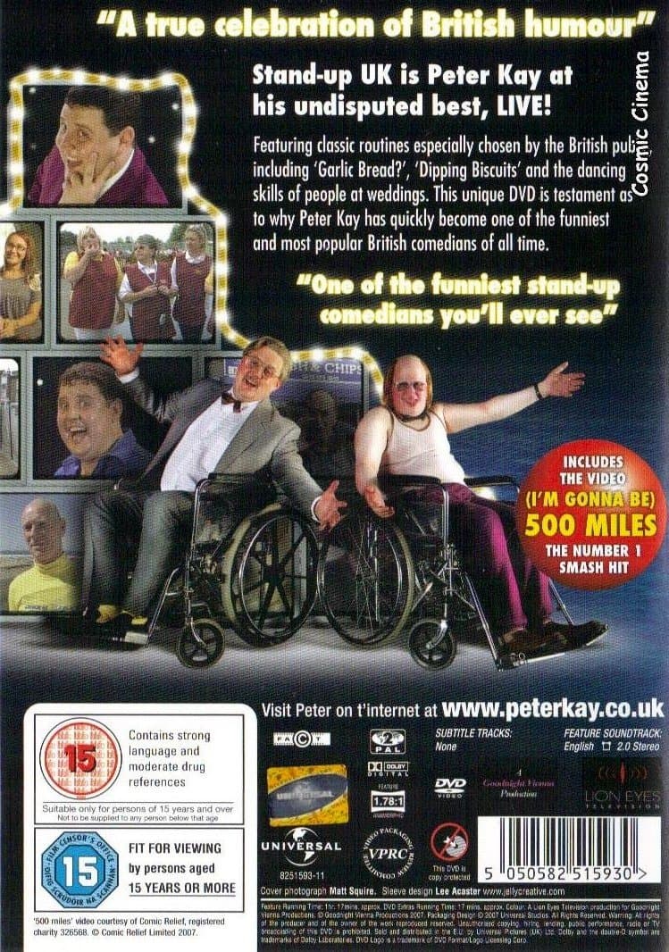 Peter Kay - Stand Up UKay [2007] [DVD]