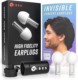 Acoustic Filter Ear Plugs - High Fidelity Decibel Reducing EarPlugs for Music Concerts, Festivals, Motorcycling - Hearing Protection for Tinnitus & Autism Sensory Processing Disorders