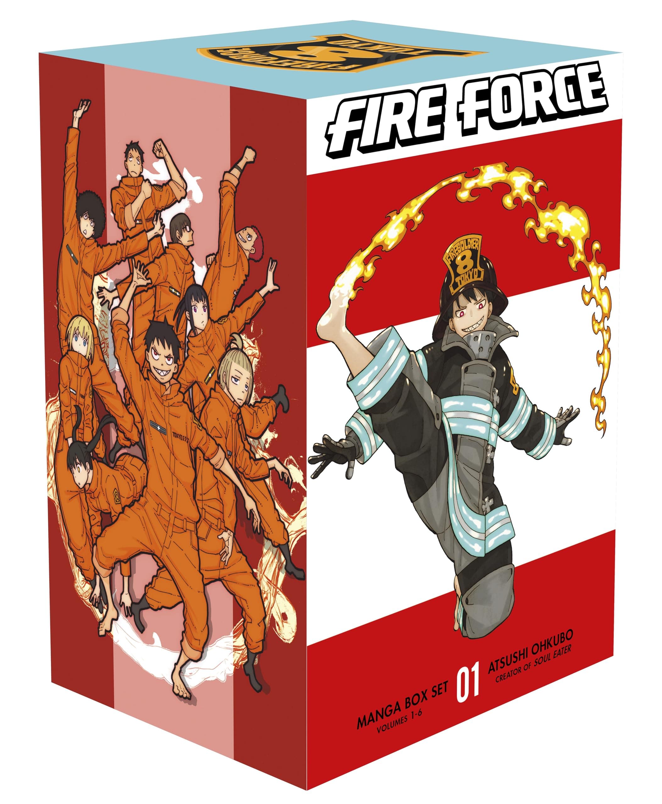 - Fire Force Manga Box Set 1 (Vol. 1-6)