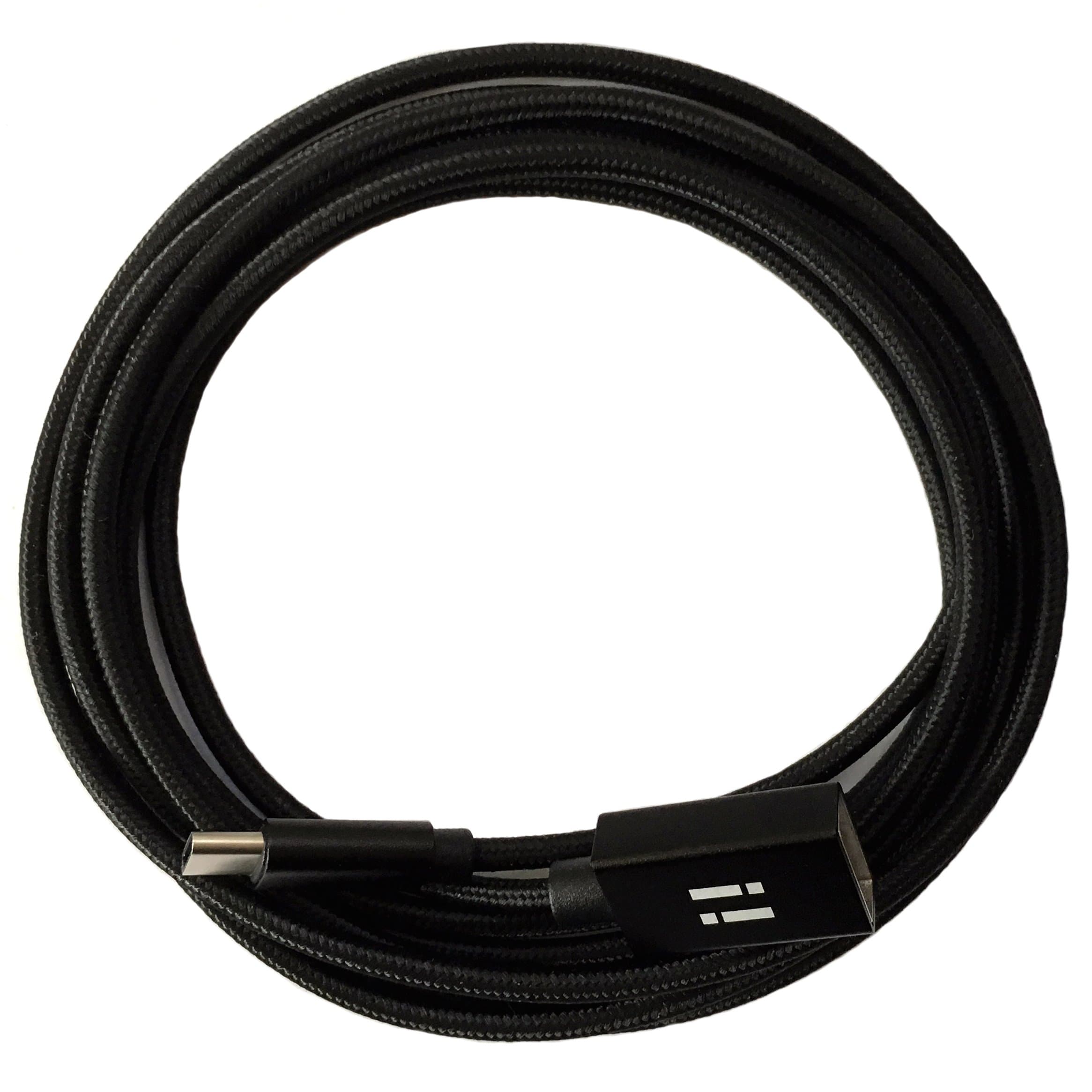 Premio Nylon USB-C to USB-A Adapter Extension Cable - USB-C Male to USB-A Female