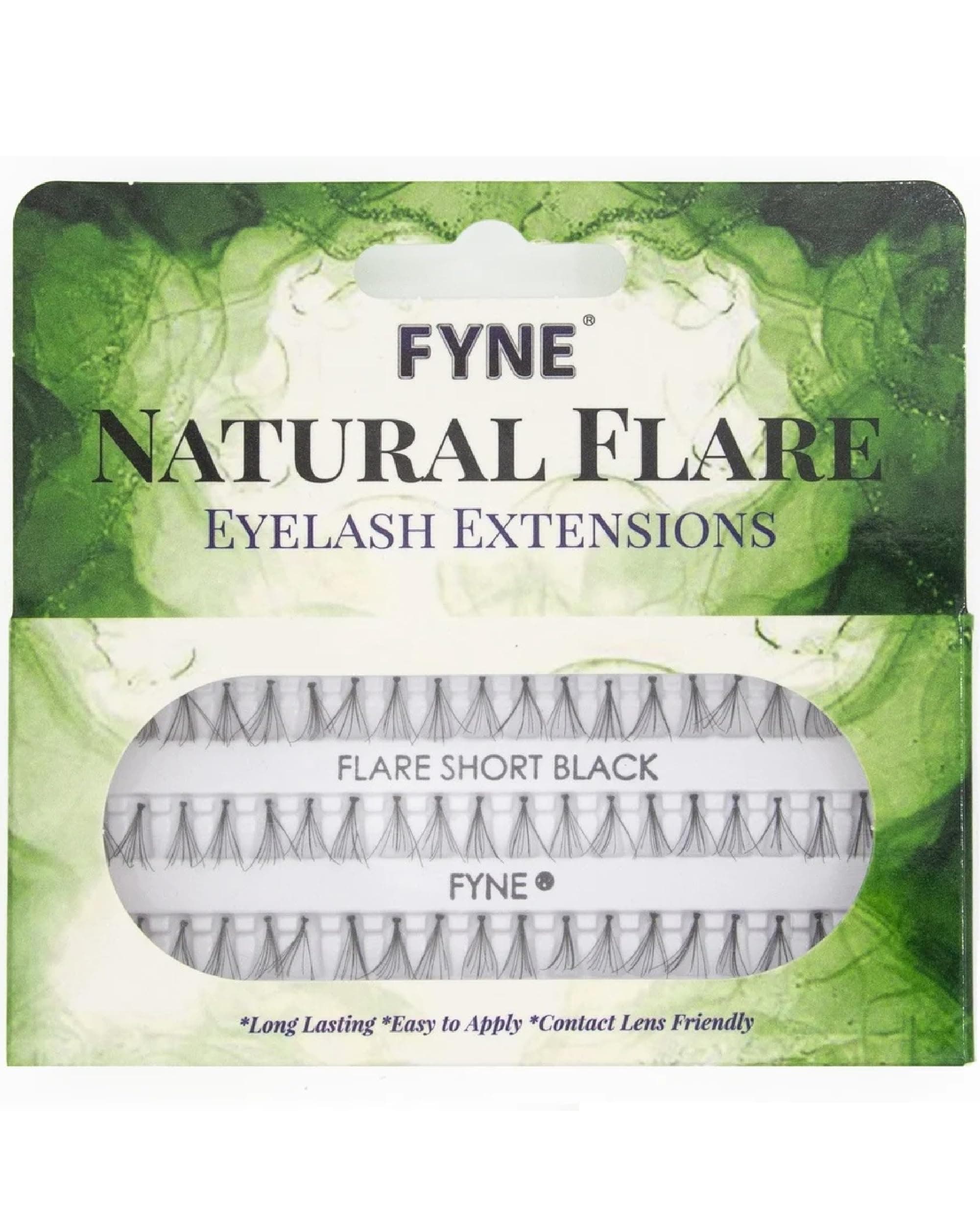 Natural Lashes by FYNE – 60 Short Cluster Lashes per pack - Easy to apply Individual Eyelash Extensions - Effortlessly create a Natural Eyelash look with these Lash Extensions
