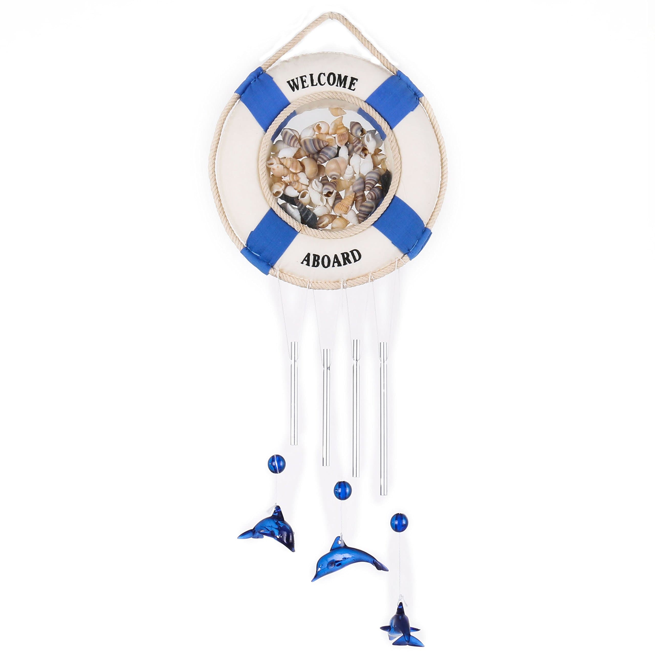 ShiJia Mediterranean Wind Chimes for Interior Wall Decor Small