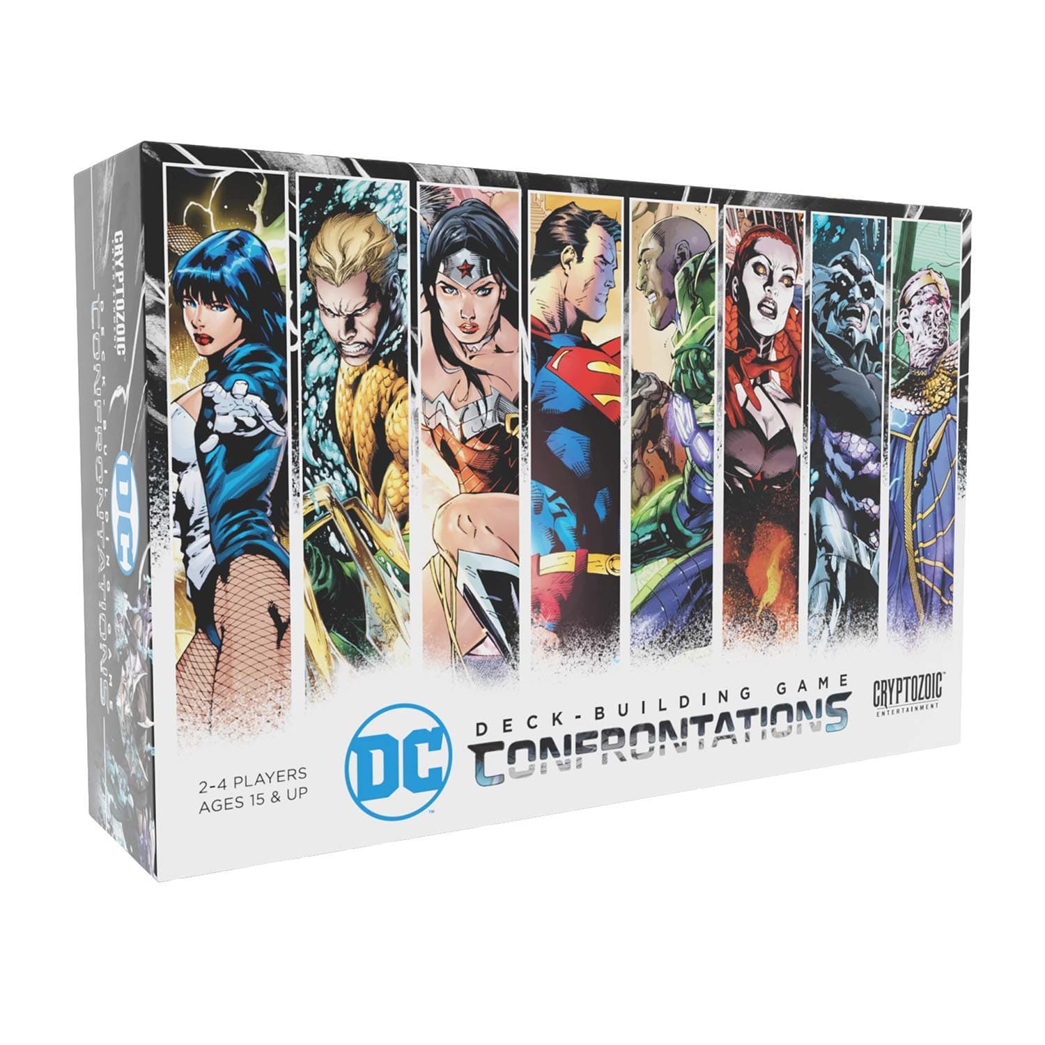 DC Deck-Building Game: Confrontations - Exciting 2v2 Format - Eight Iconic DC Characters to Play - Standalone, Compatible with Full DC Deck-Building Game Series